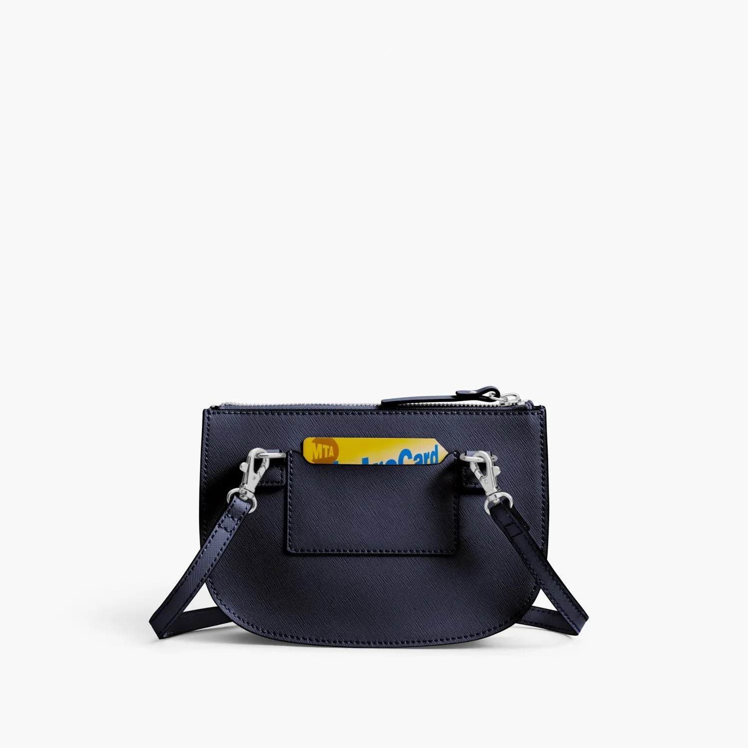 The Waverley 2 - Saffiano Leather - Deep Navy / Silver / Azure