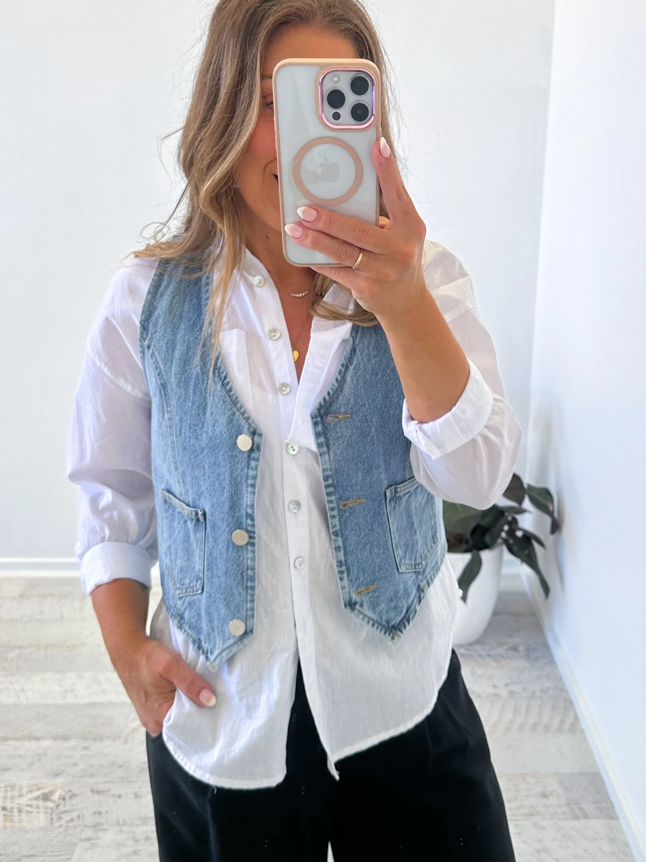 Theo Denim Vest