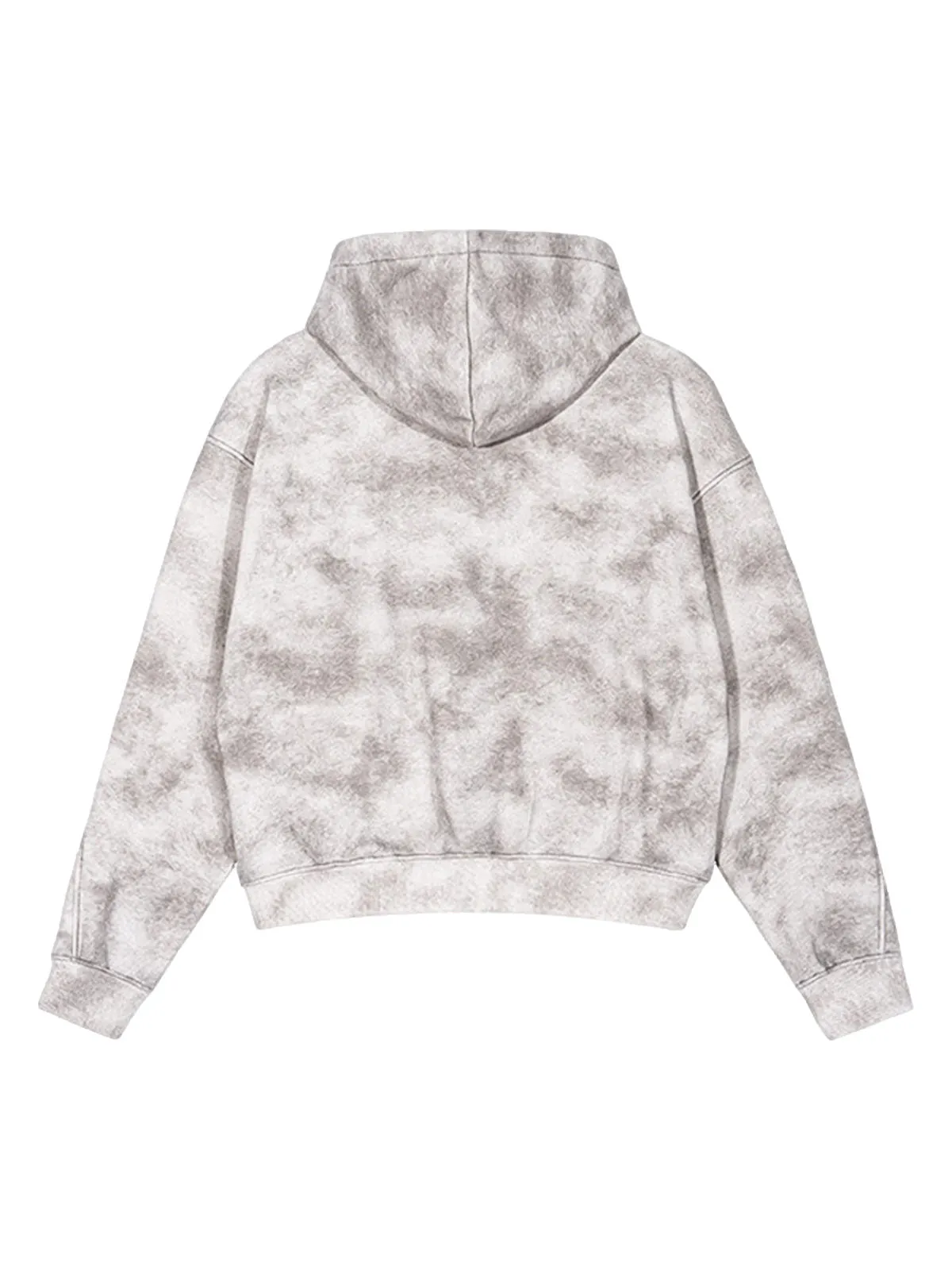 Thesupermade Heavy Tie-dye Fleece Hooded Jacket