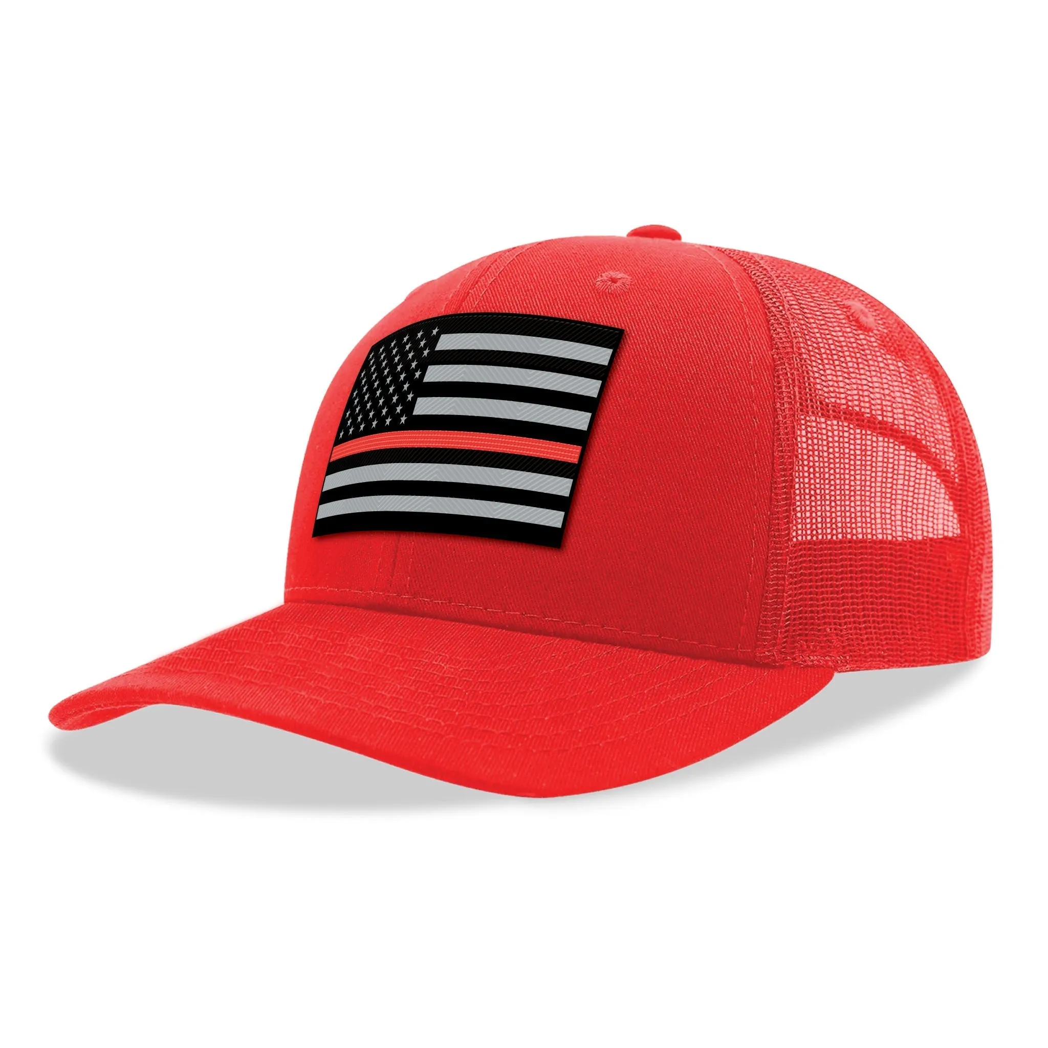 [THIN RED LINE FLAG] Kids Adjustable Mesh Back Cap