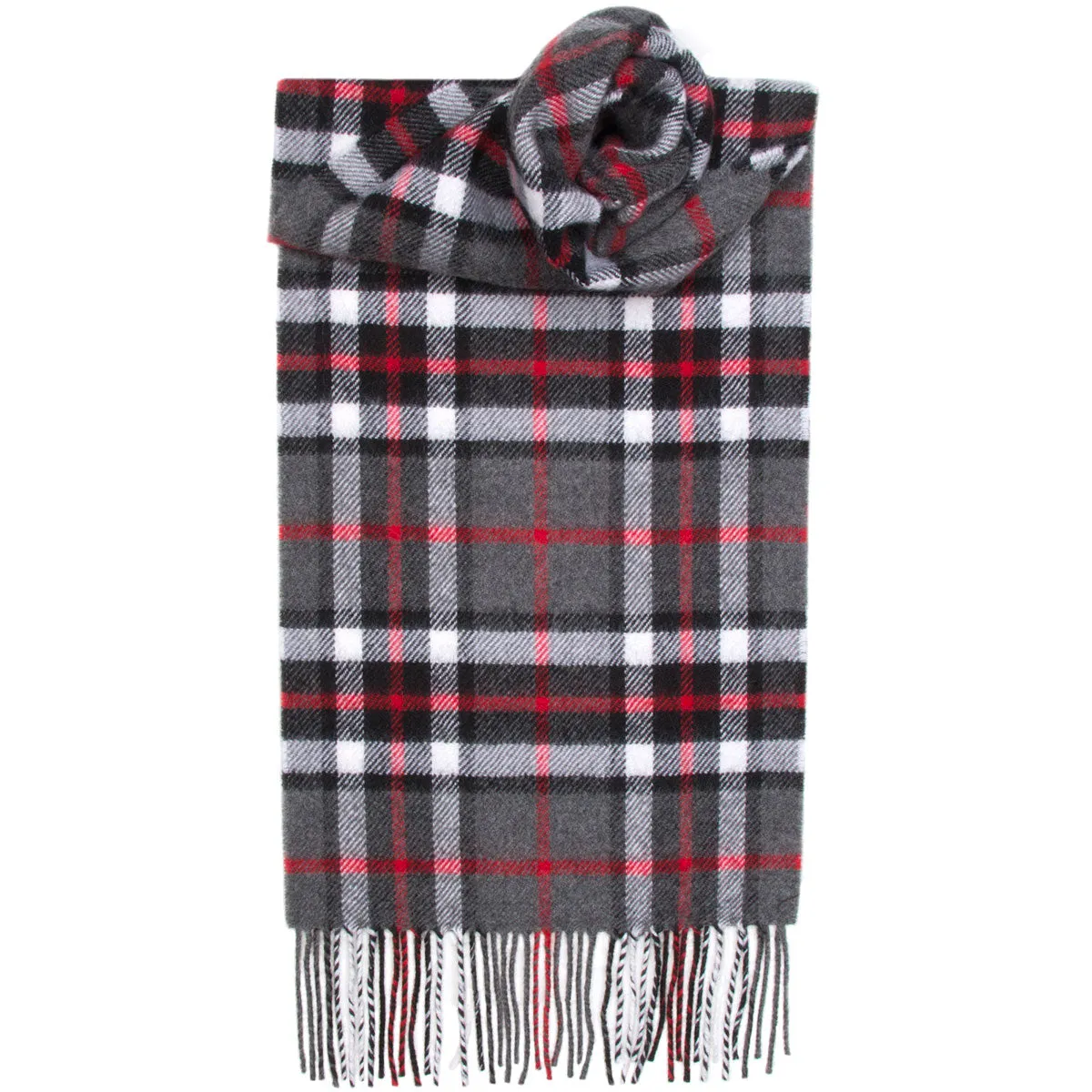 Thompson Grey Tartan Scarf