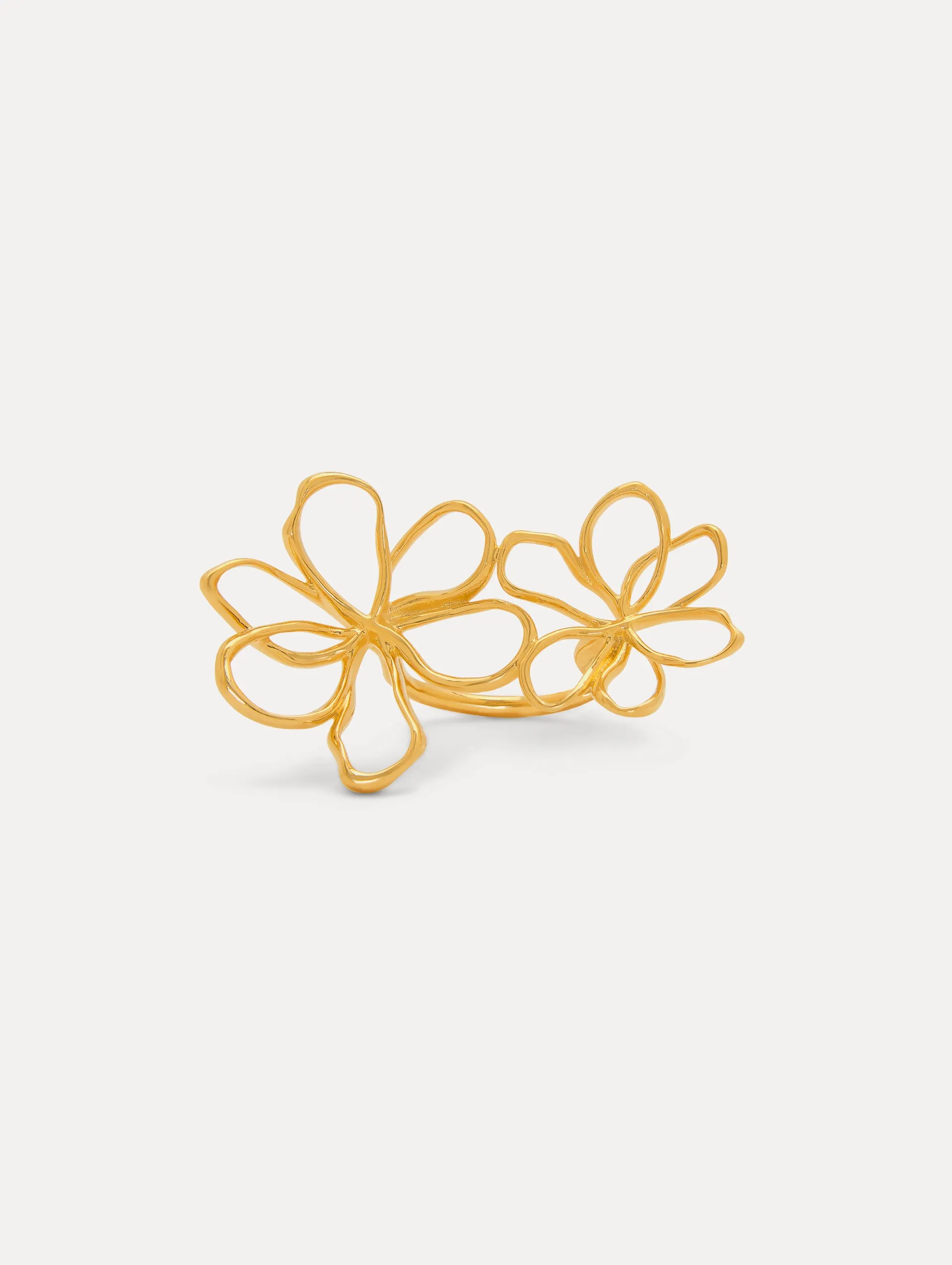 Threaded Flower Ring