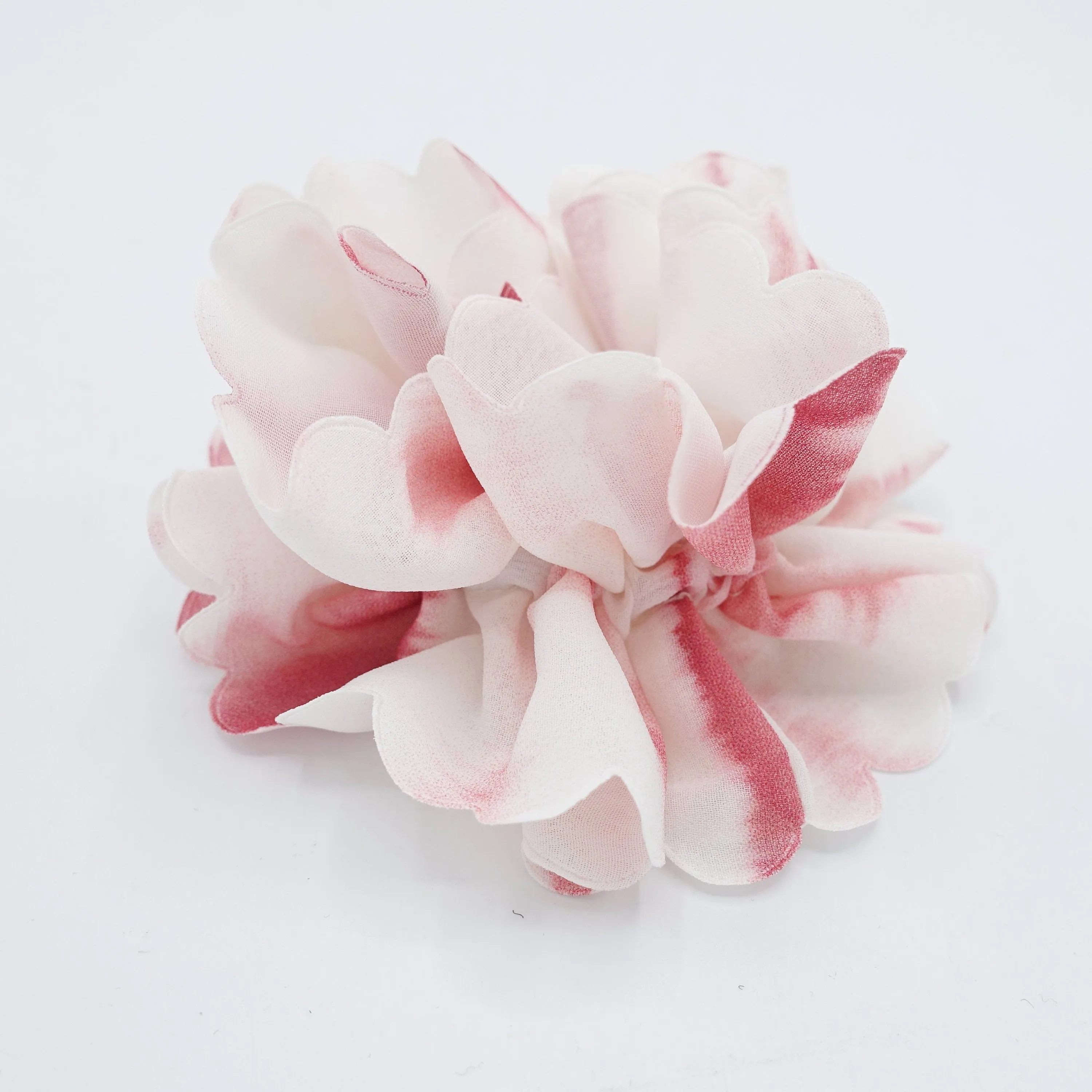 tie dye petal scrunchies chiffon hair elastic scrunchie for women