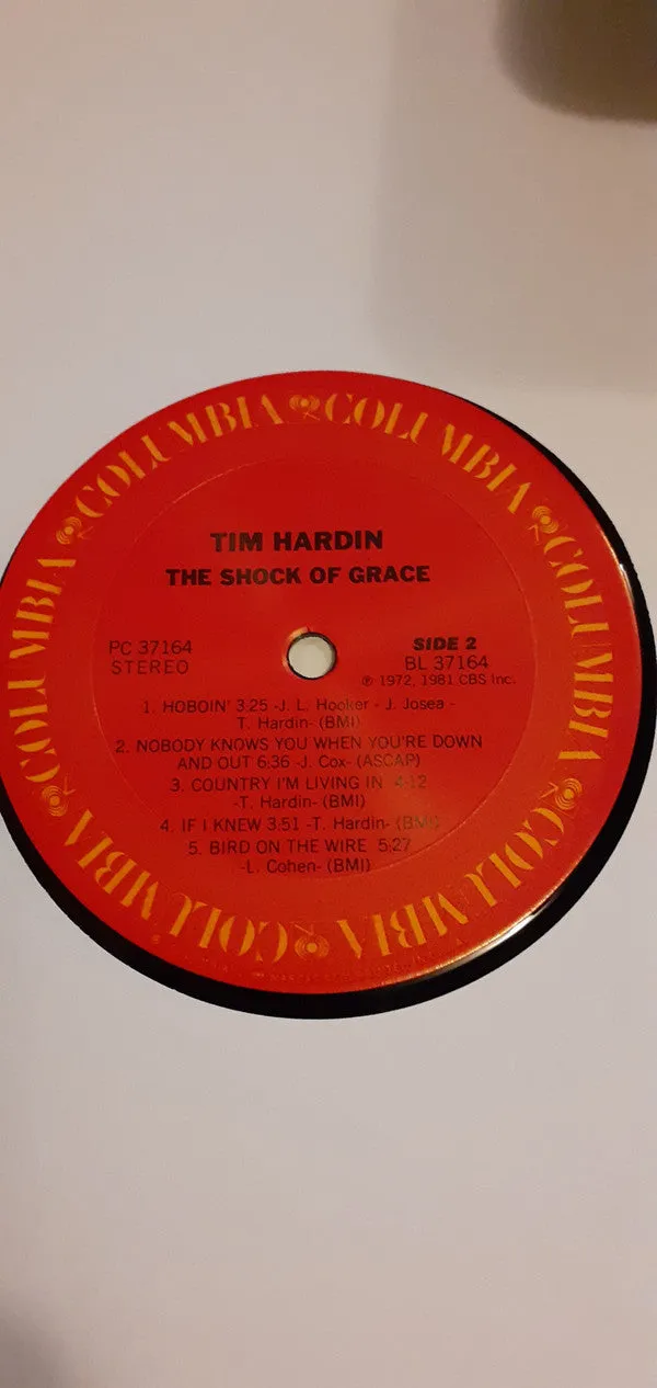 Tim Hardin - The Shock Of Grace (LP, Album, Comp, Ter) (VG )