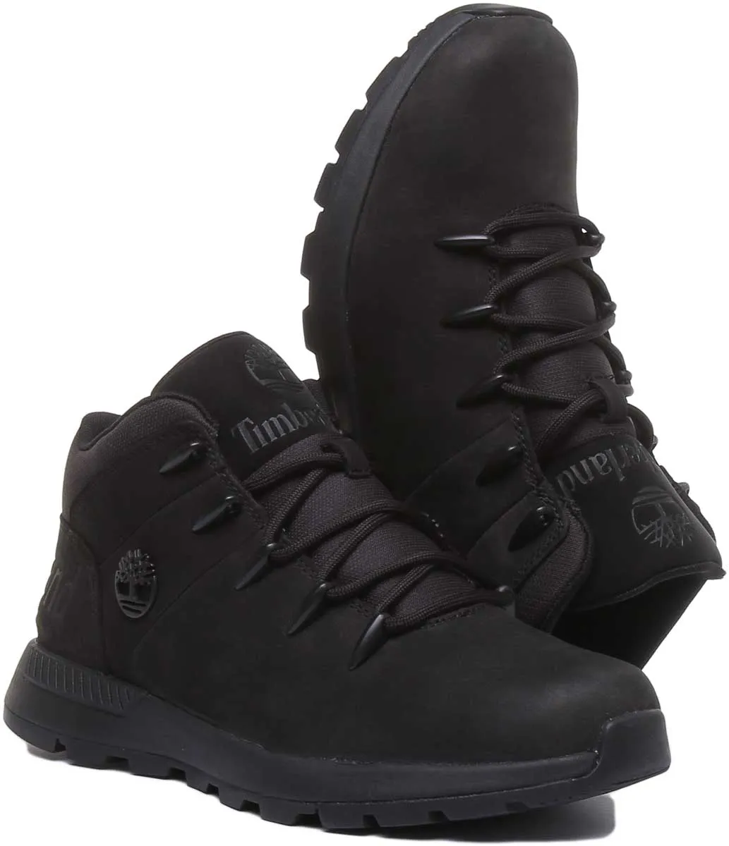 Timberland A1Yn5 Sprint Trekker Mid Boot In Black For Men