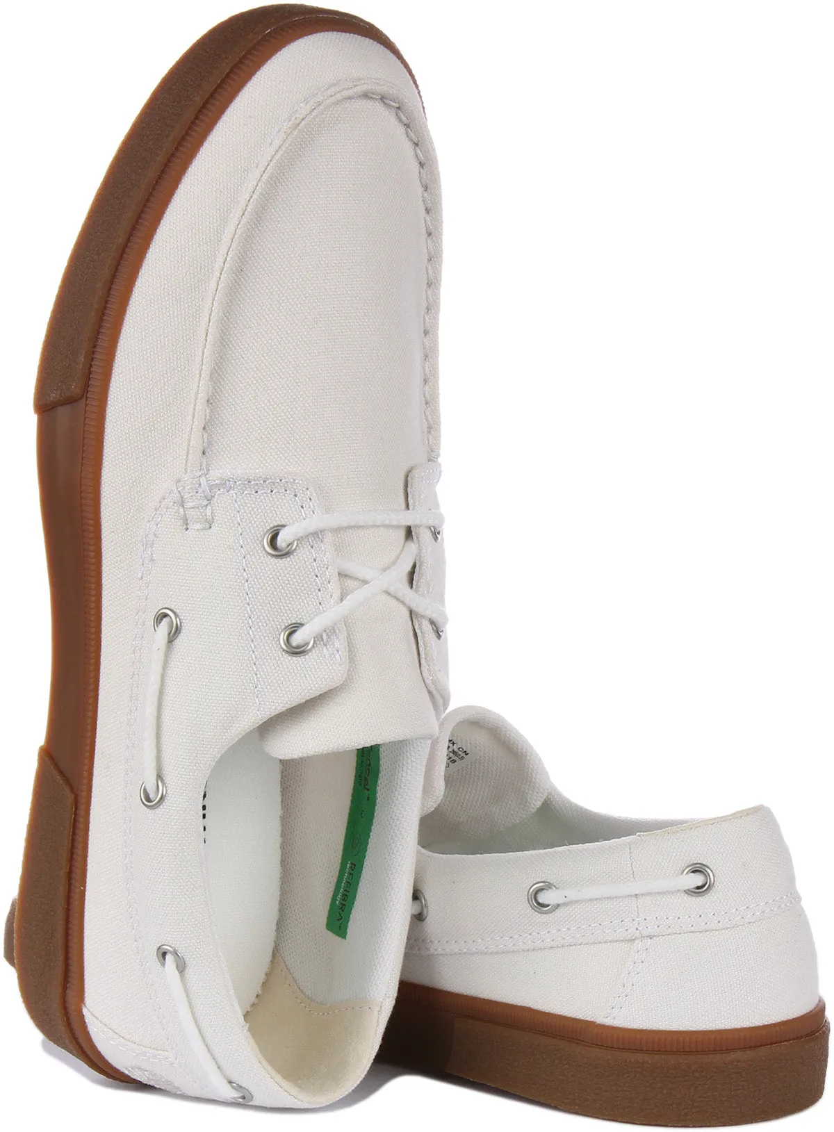 Timberland A5Zdn Union Wharf Boat Shoes In White For Men