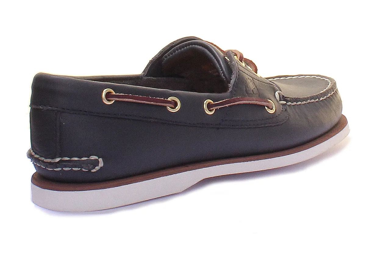 Timberland Classic Boat Shoe In Navy White For Men