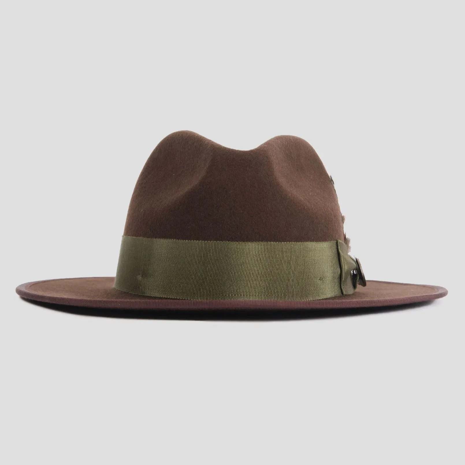 Timeless Felt Fedora Hat-Mocha