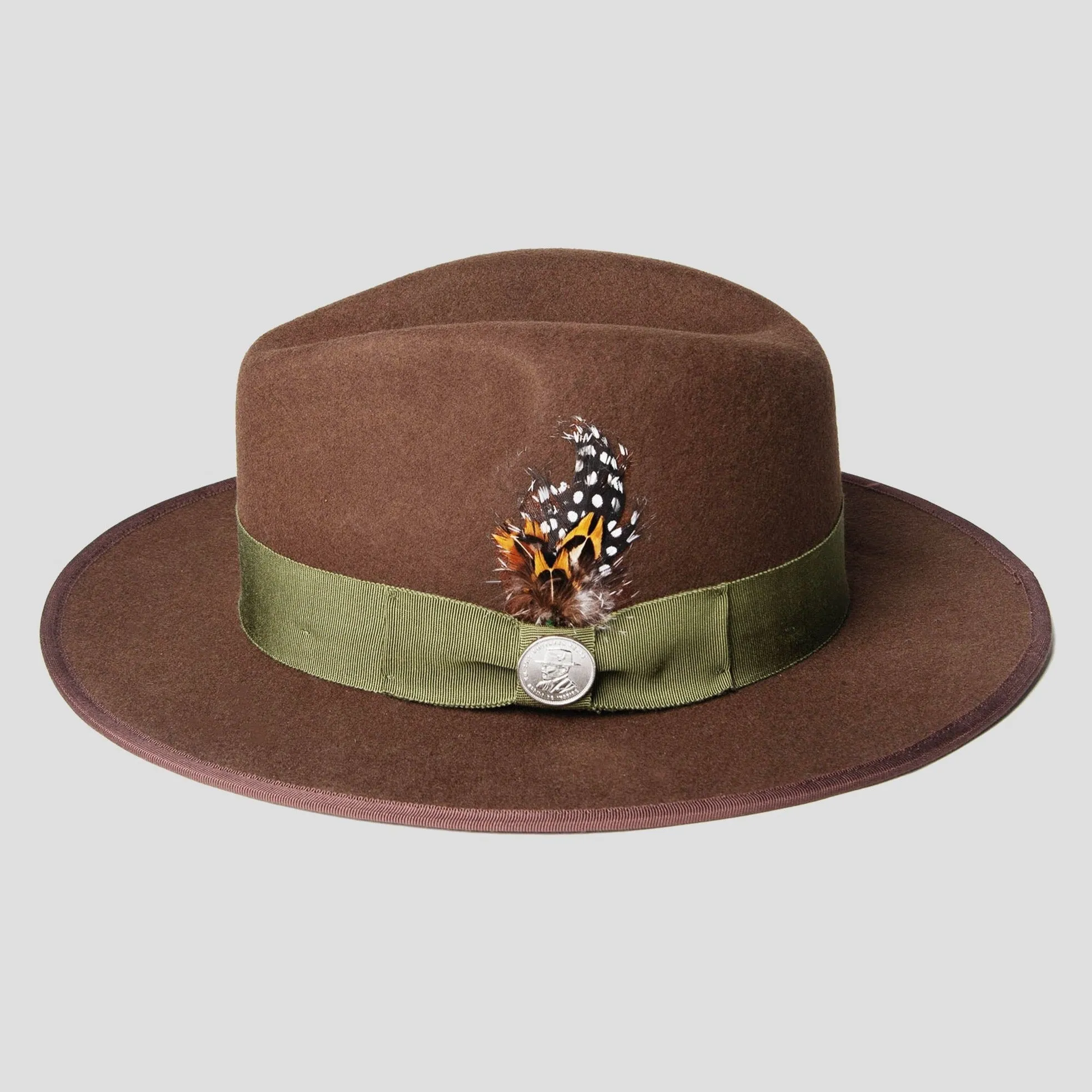 Timeless Felt Fedora Hat-Mocha