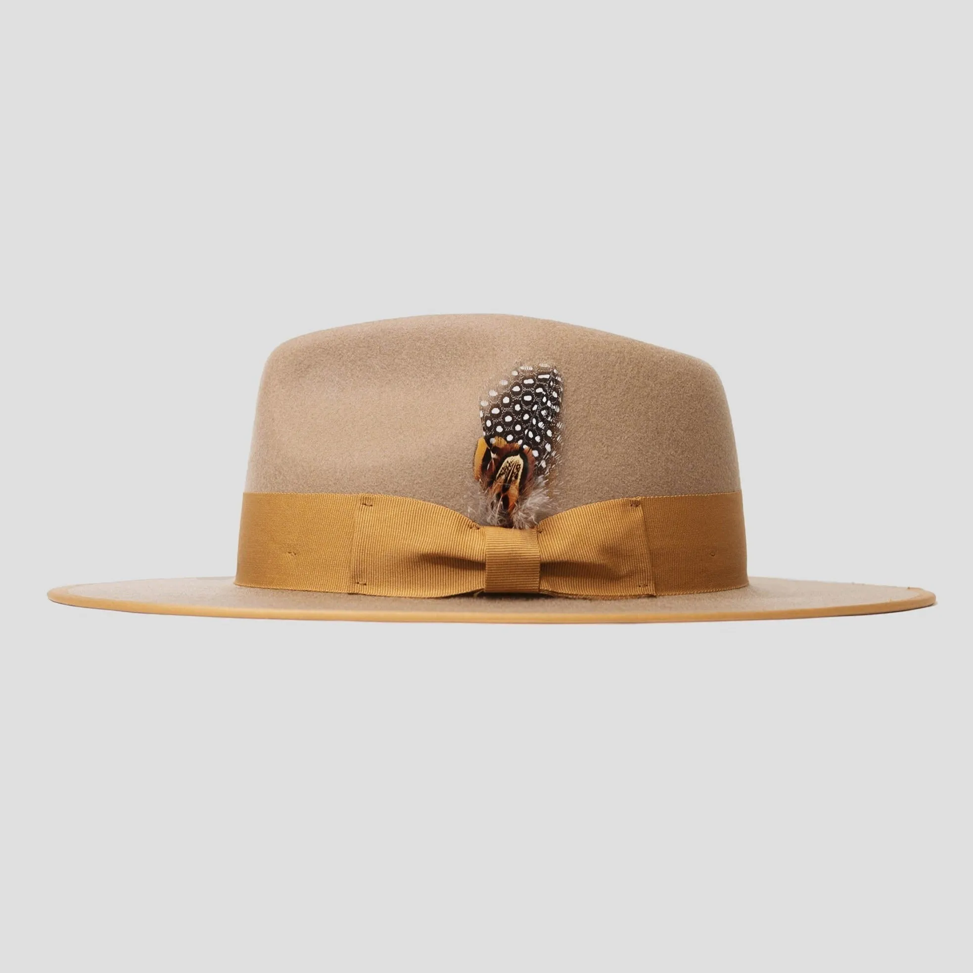 Timeless Felt Fedora Hat-Mocha