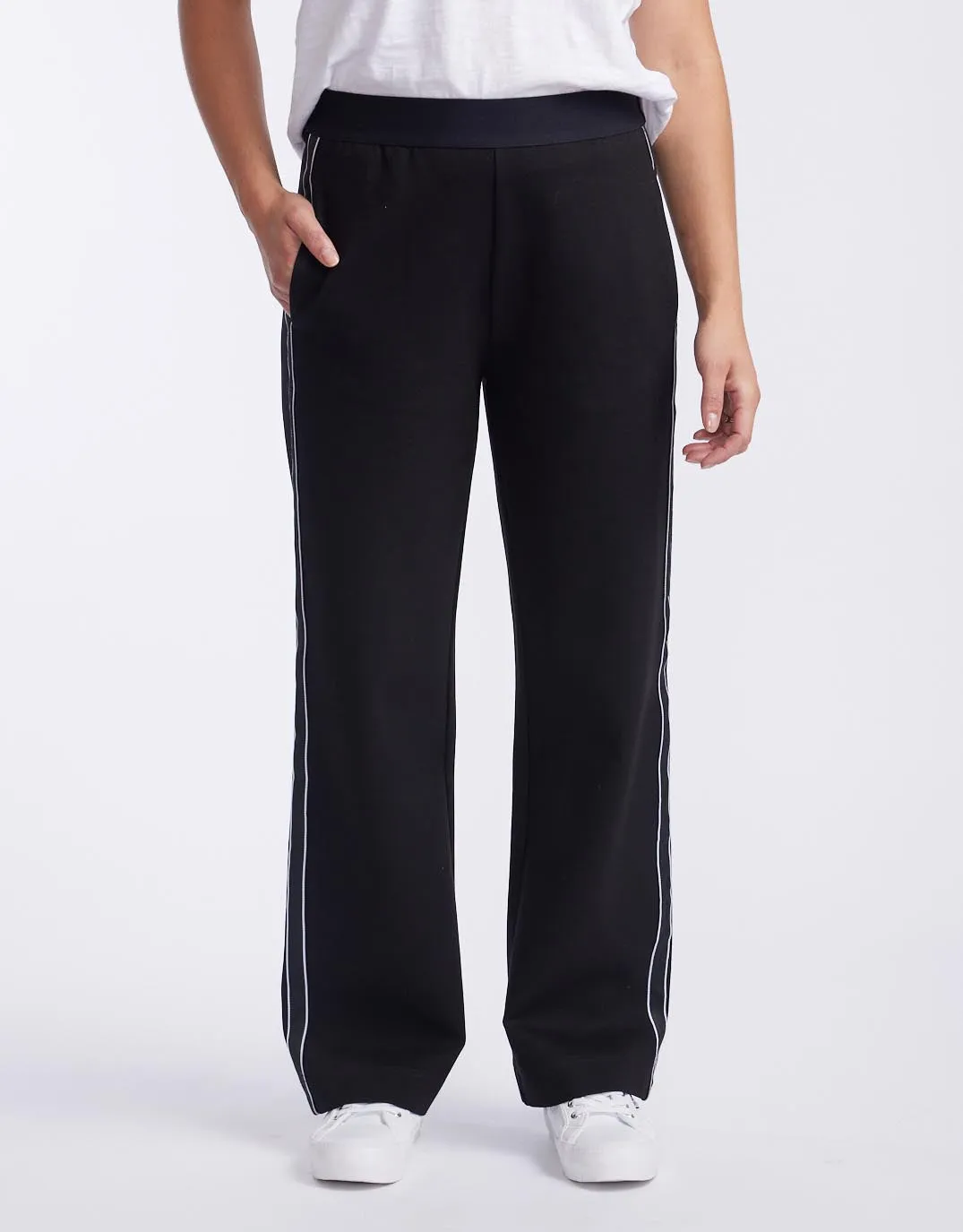 Timeless Straight Leg Ponte Pant - French Tape