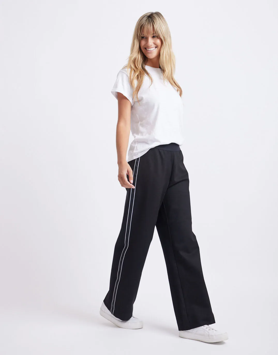 Timeless Straight Leg Ponte Pant - French Tape