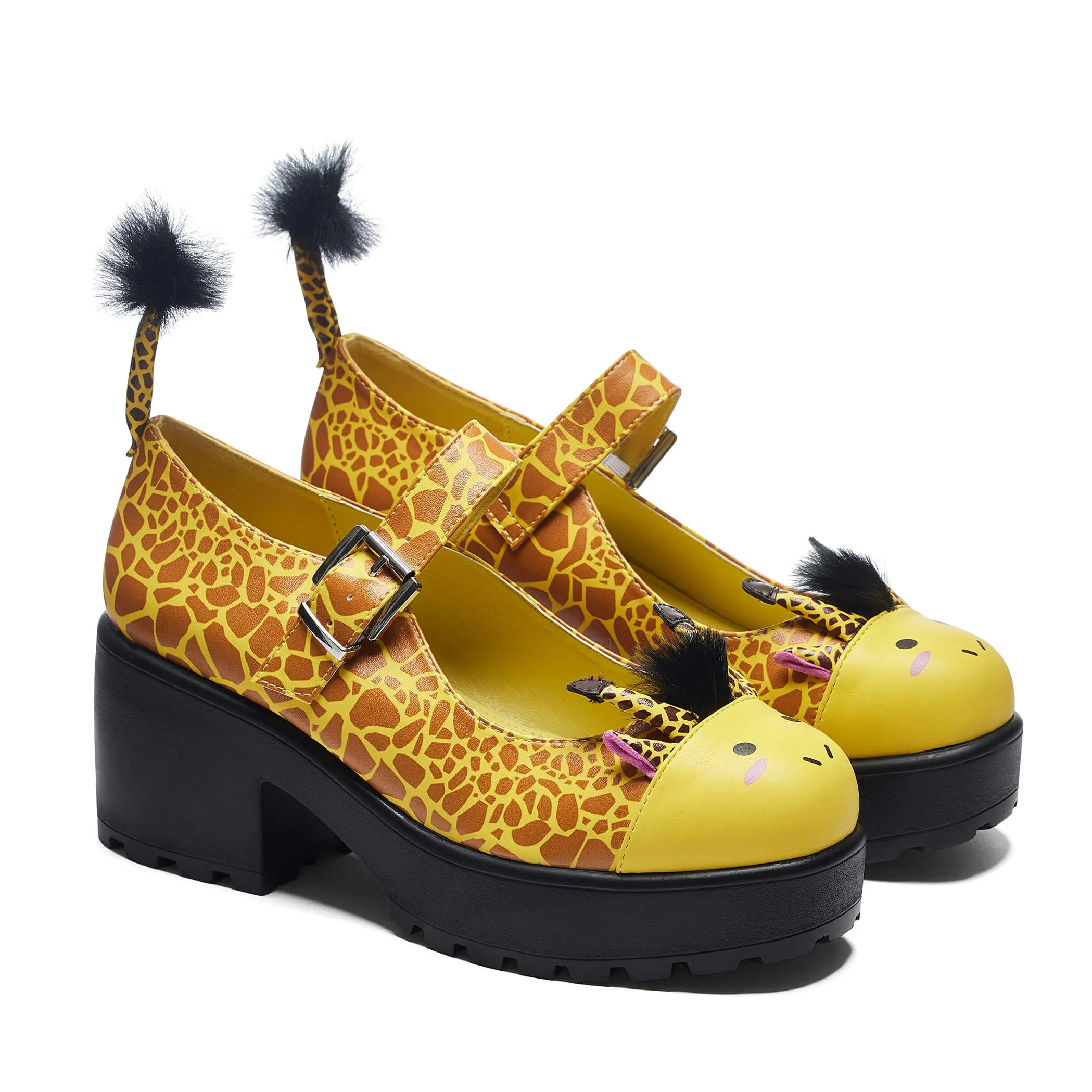 Tira Mary Janes 'Grazing Giraffe Edition'