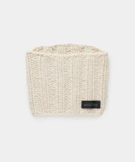 Todd Snyder X Woolrich Handknit Snood in Cream