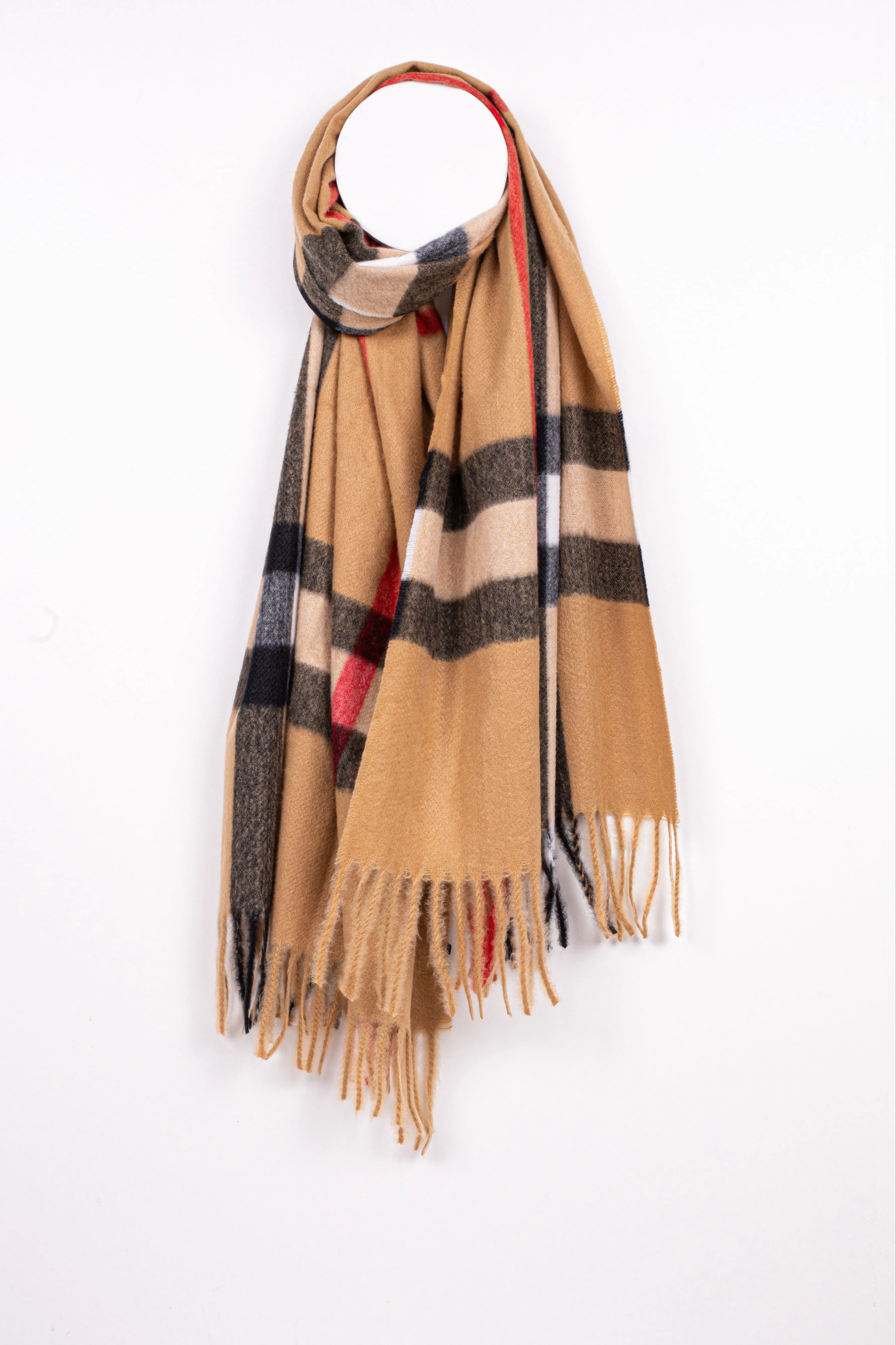 tom & eva Classic Plaid Scarf