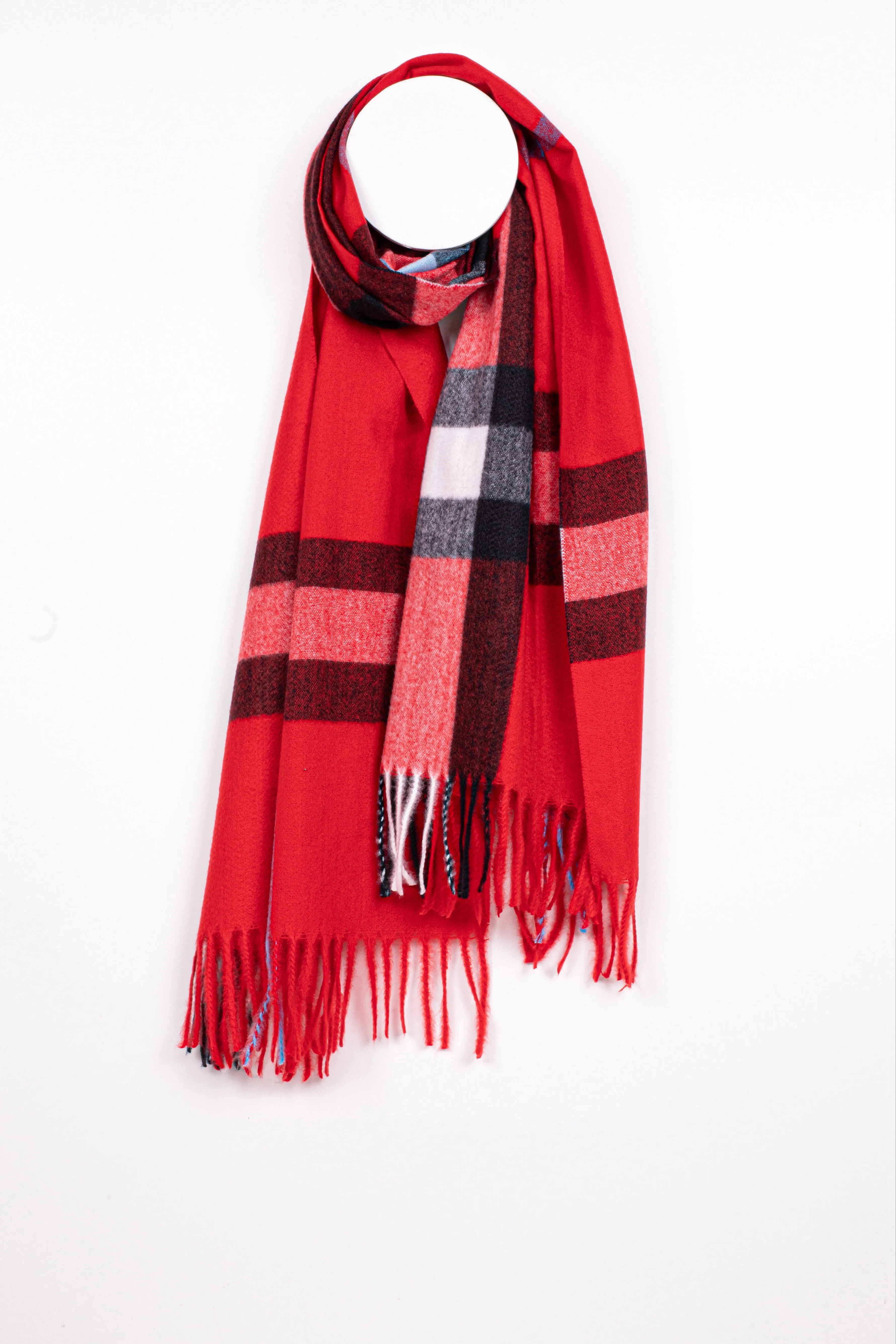 tom & eva Classic Plaid Scarf