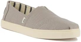 Toms Alpargata Cupsole Slip on In Light Grey For Women