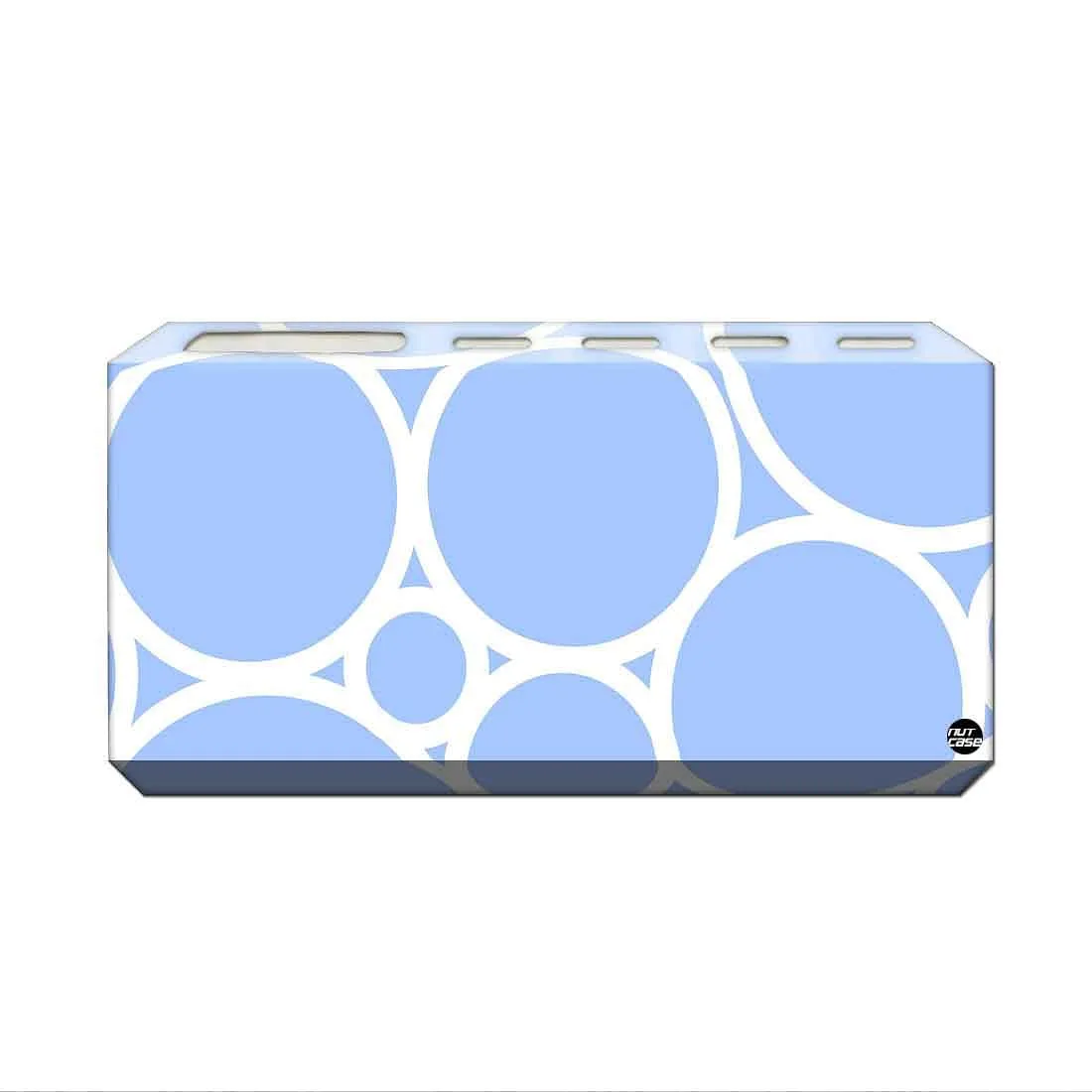 Toothbrush Holder Wall Mounted -Blue Circle