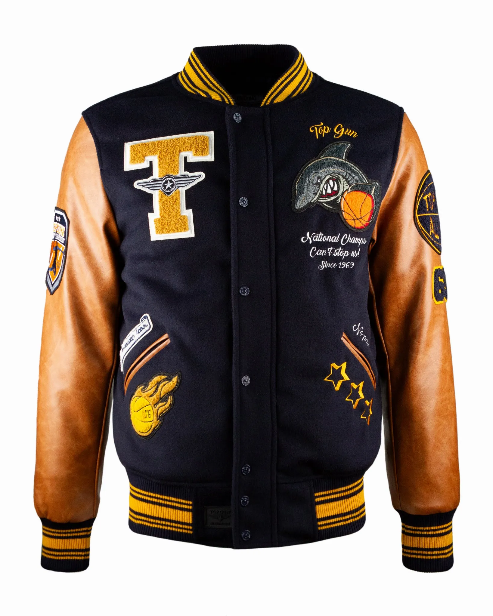 TOP GUN® "SHARK" VARSITY JACKET