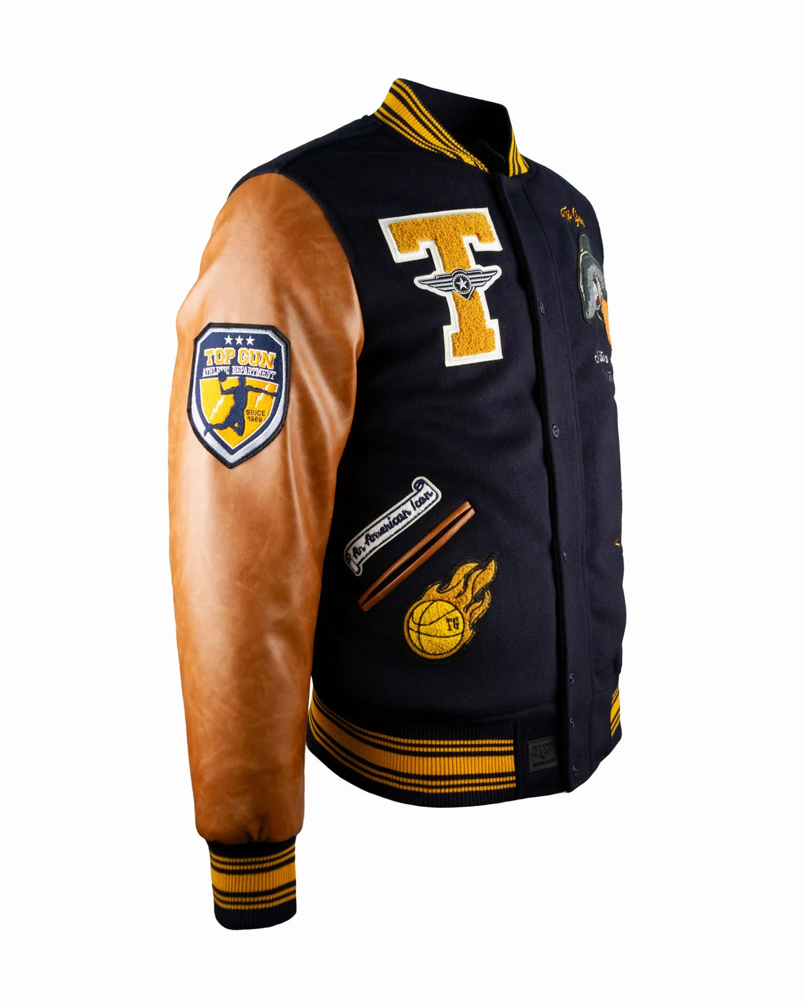 TOP GUN® "SHARK" VARSITY JACKET