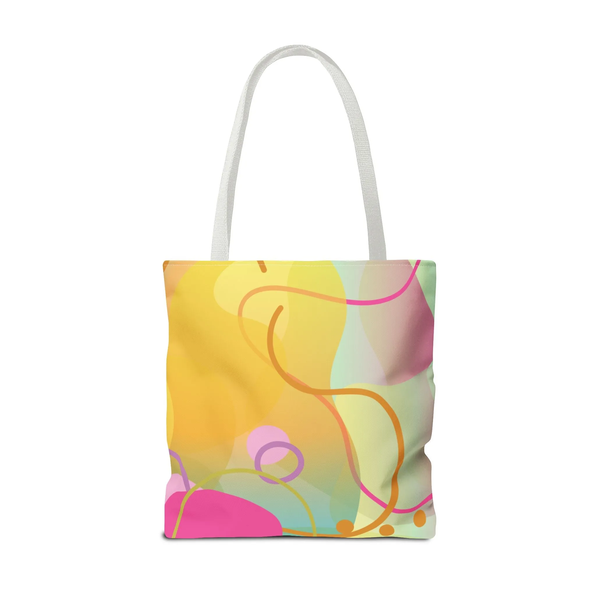 Tote Bag - Fun and Vibrant Digital Abstract Design