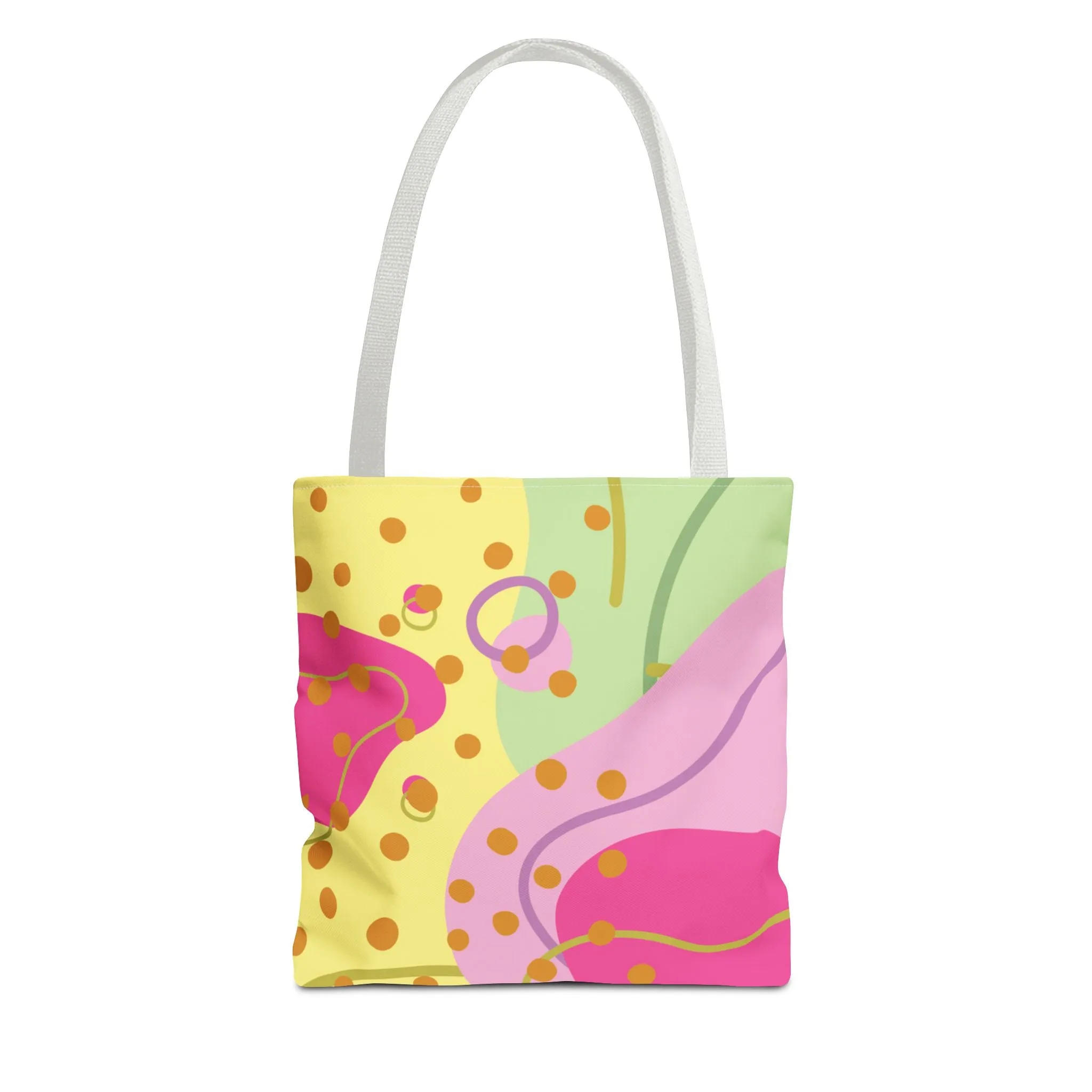 Tote Bag - Fun and Vibrant Digital Abstract Design