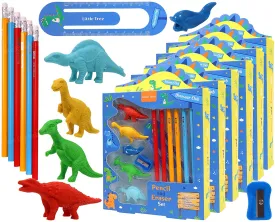 Toyshine Pack of 13 Erasers, Pencils and Sharper Set