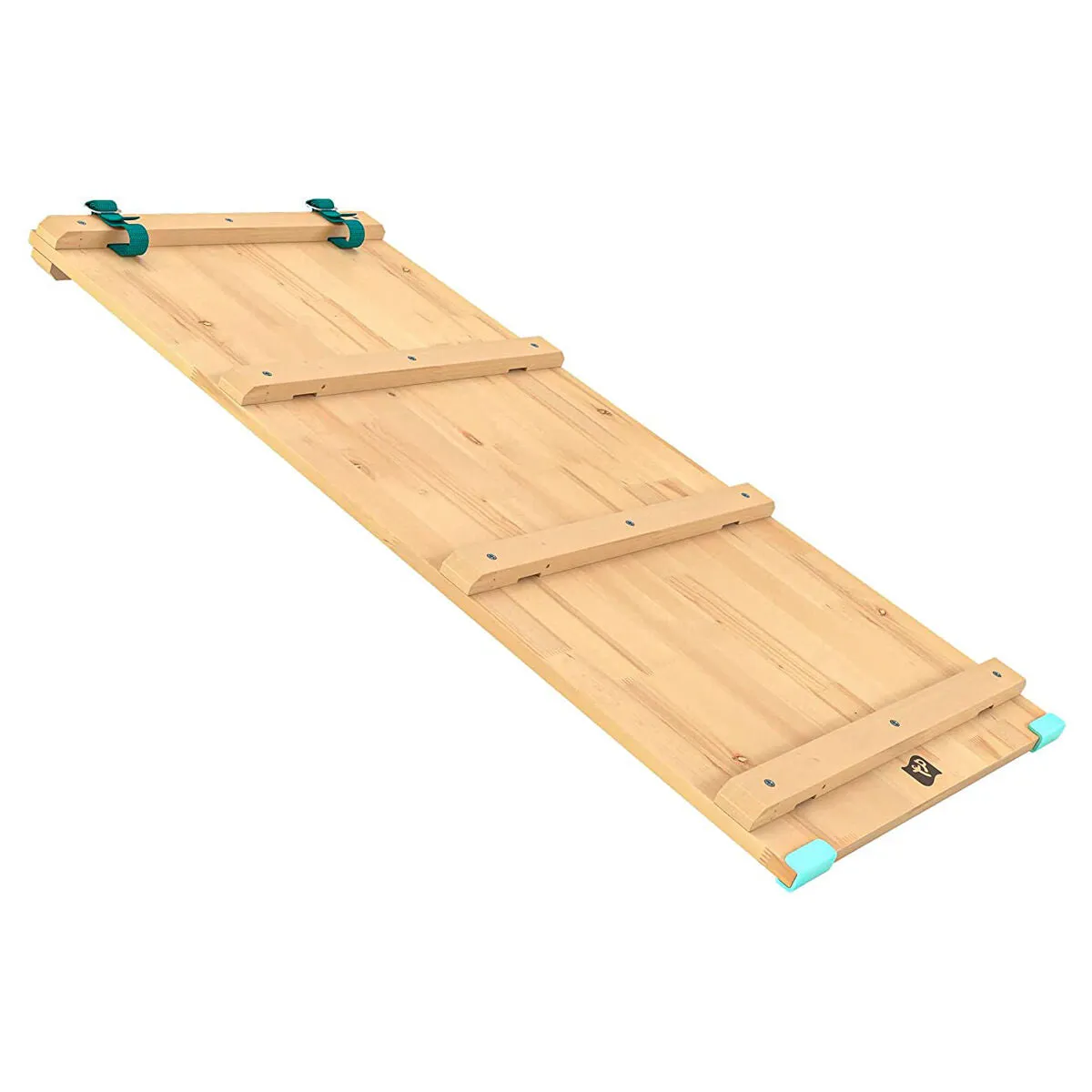 TP Active Tots Wooden Climbing Bridge and Slide Accessory