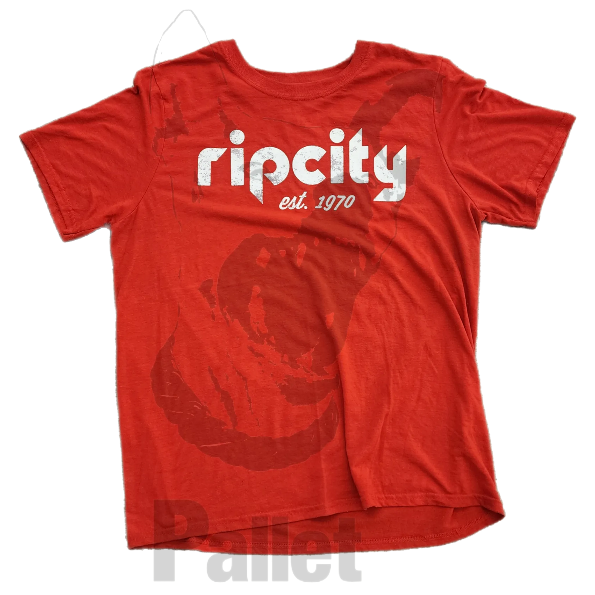 Trail Blazers - "Rip City Red Tee" - Size Large