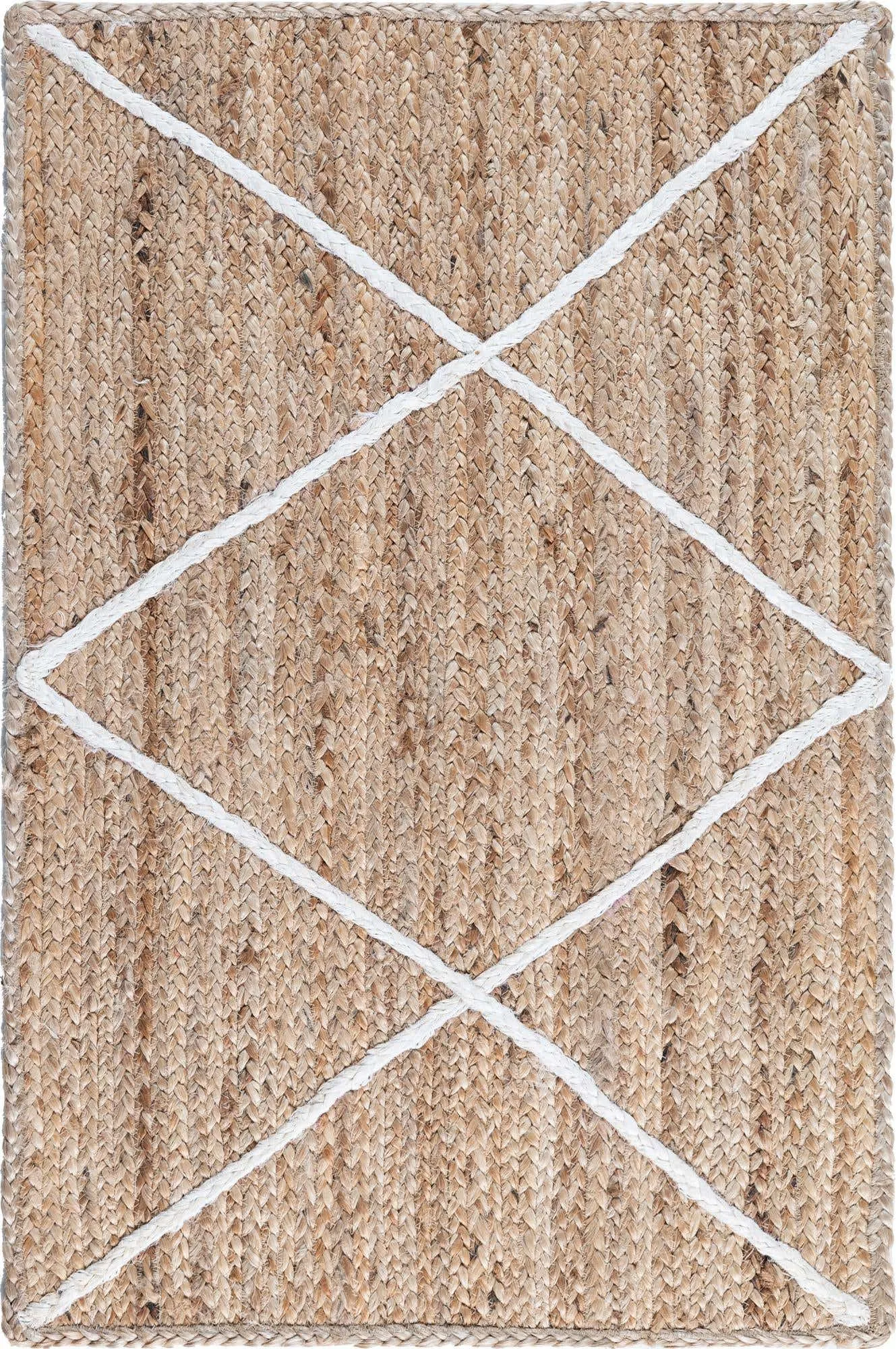 Trellis Braided Jute Rug