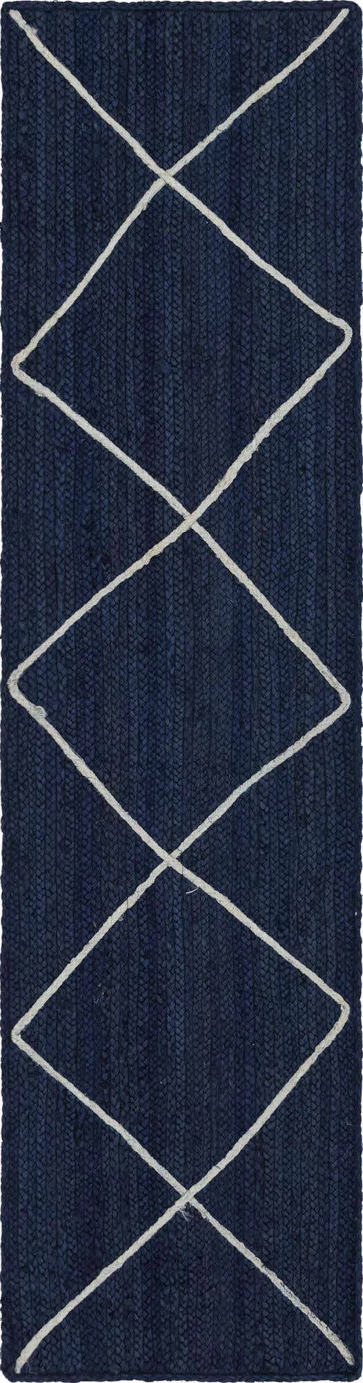 Trellis Braided Jute Rug