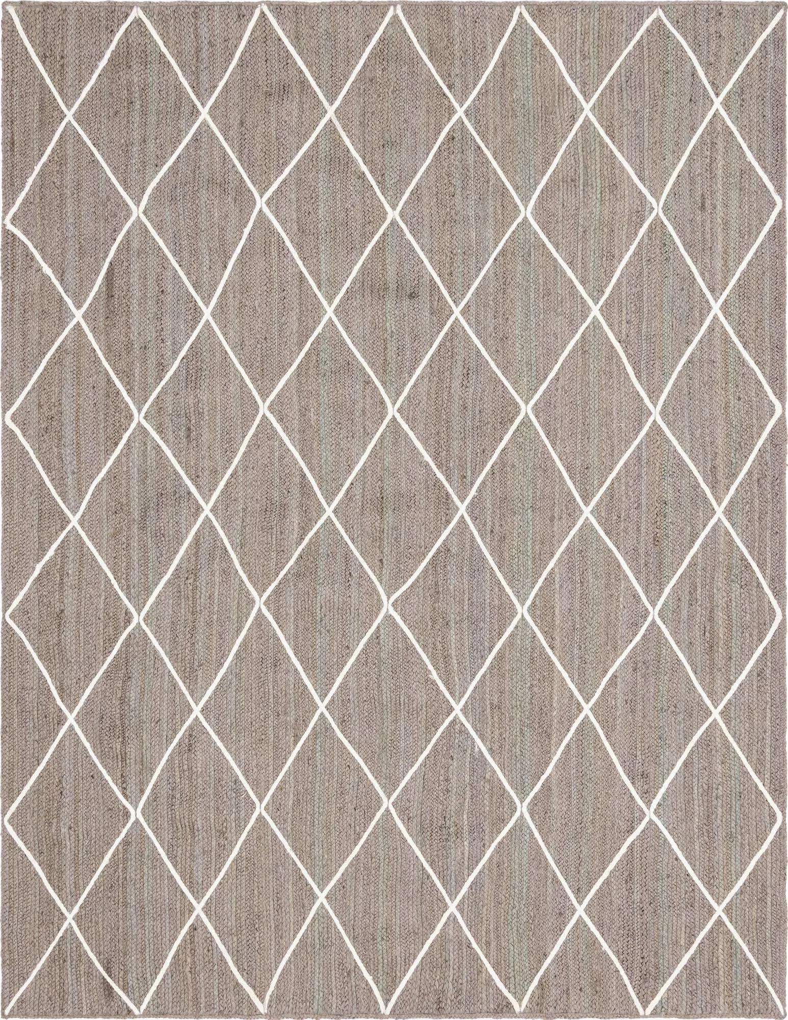 Trellis Braided Jute Rug