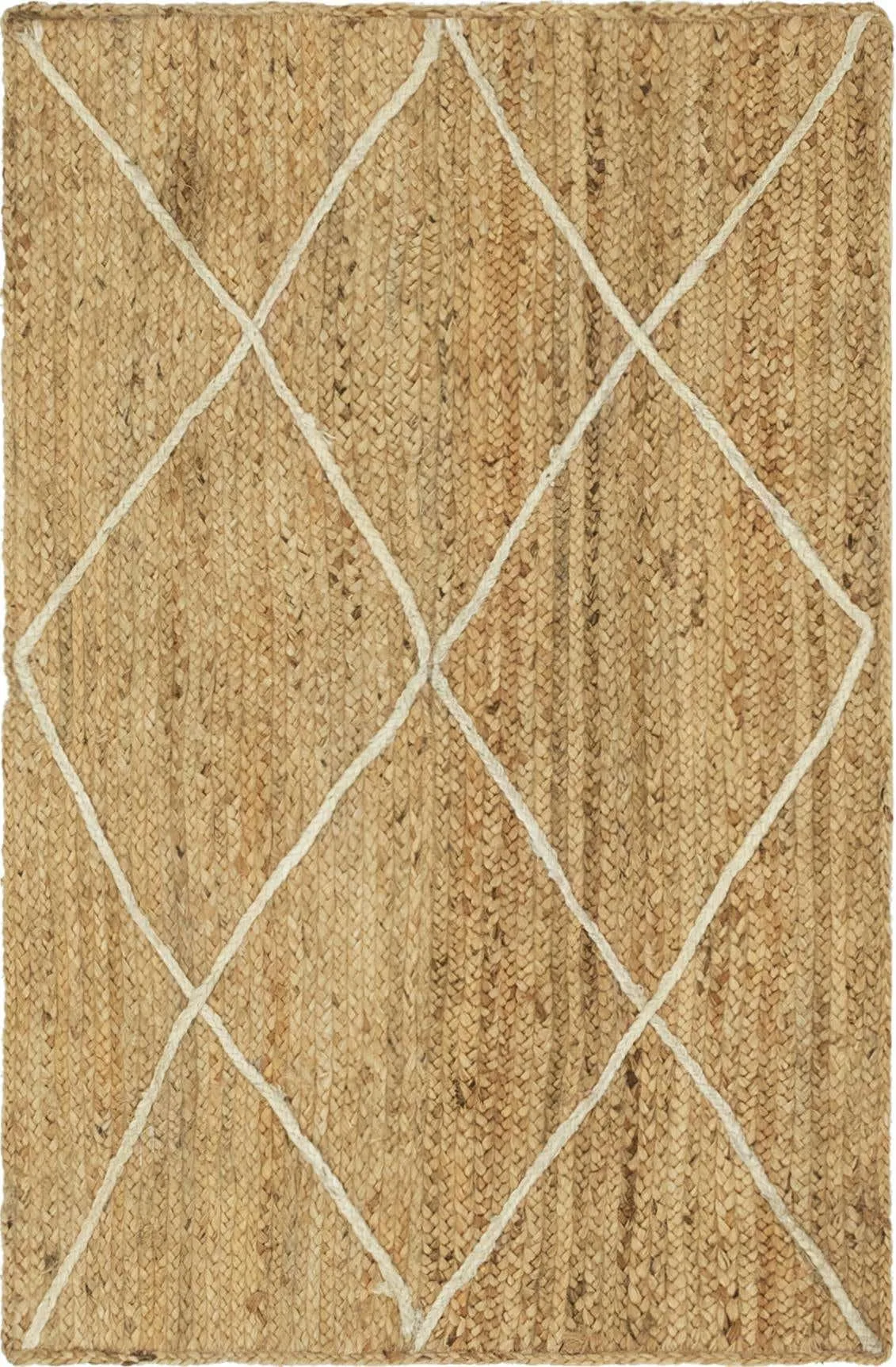 Trellis Braided Jute Rug