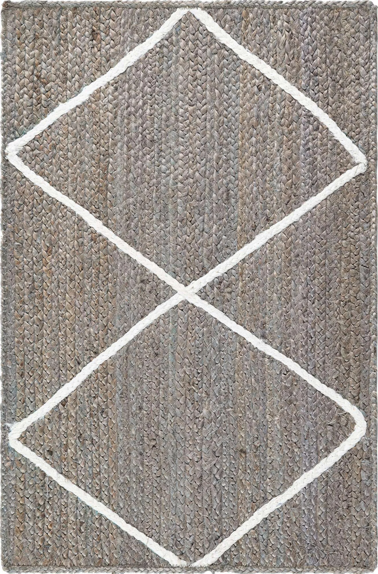 Trellis Braided Jute Rug