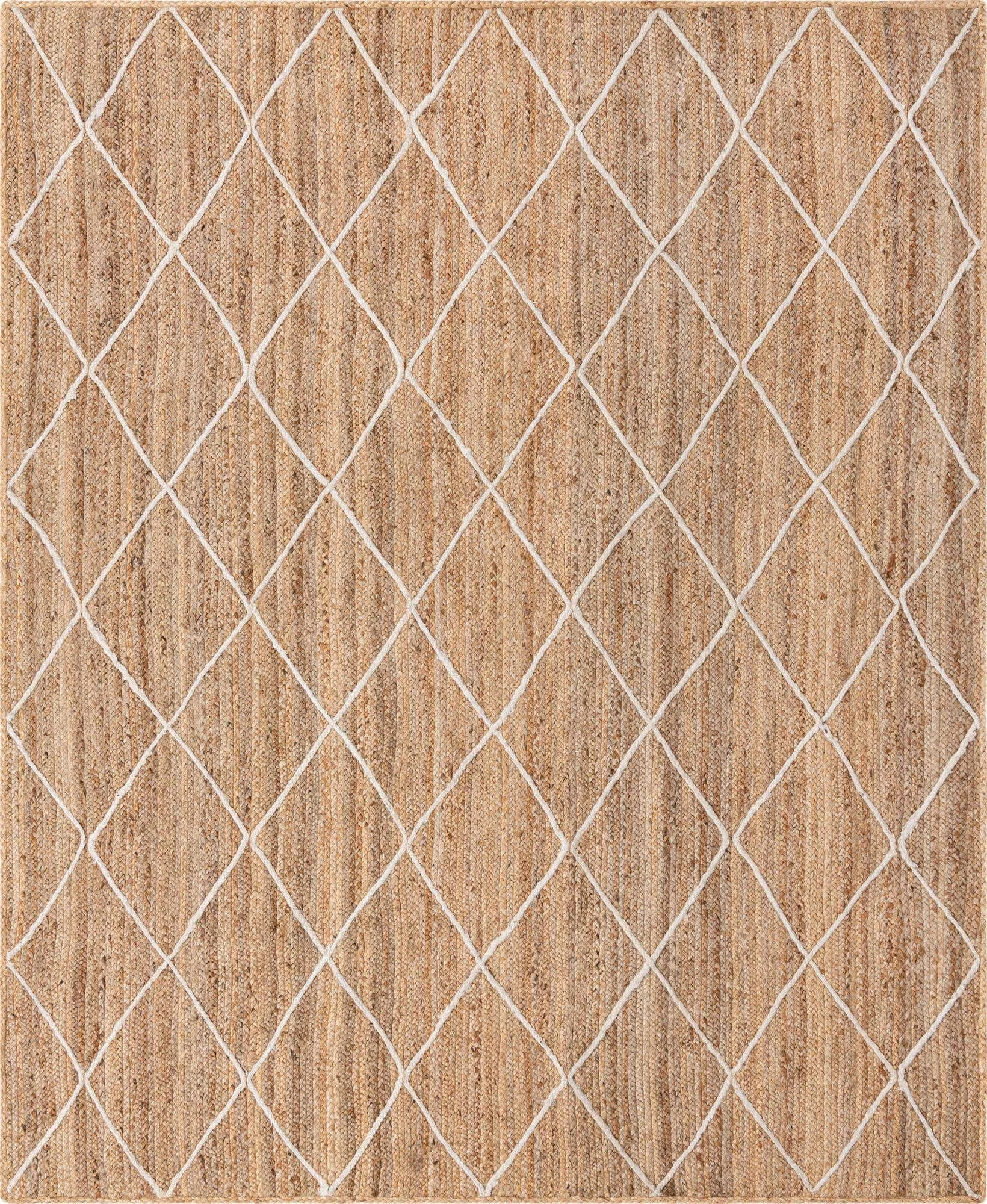 Trellis Braided Jute Rug