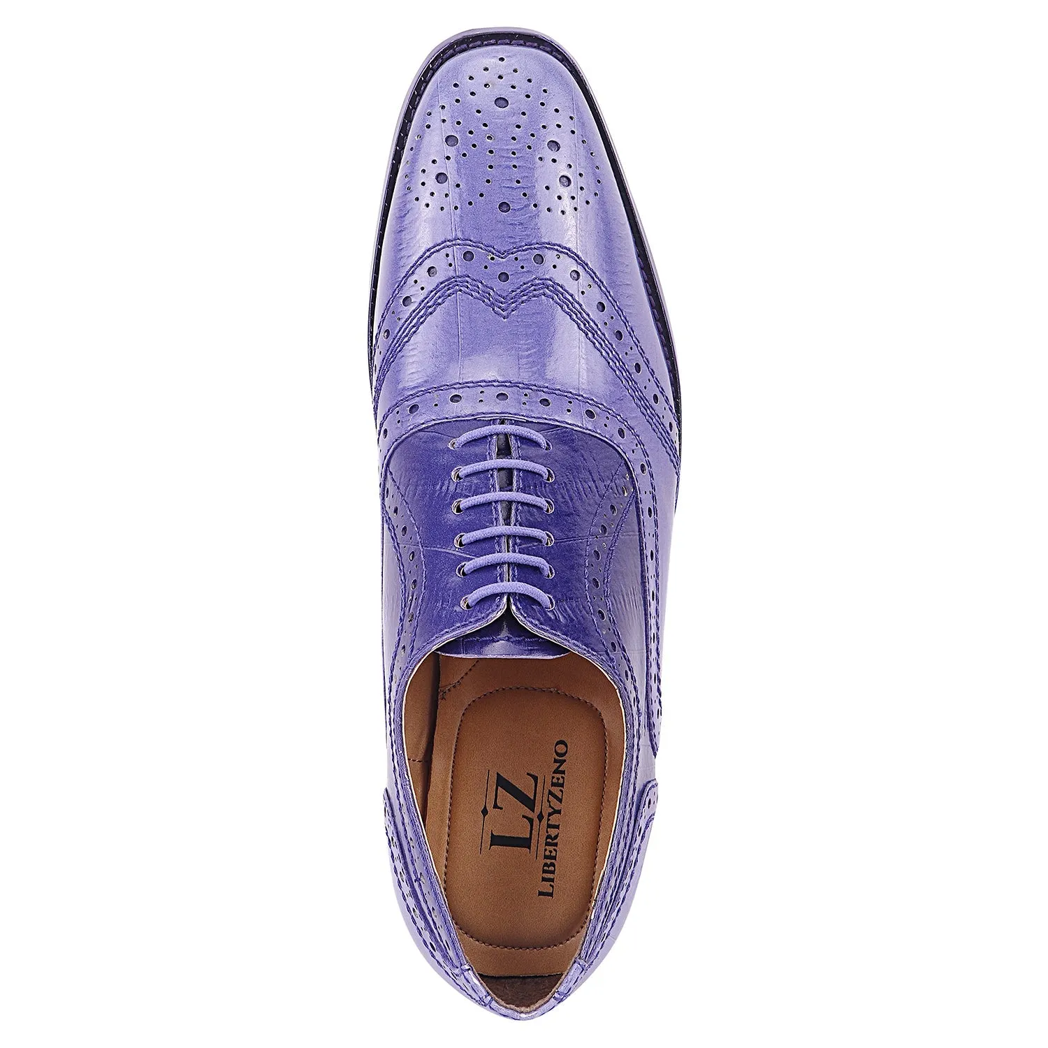 Tremont Genuine Leather Oxford Style Brogue Dress Shoes