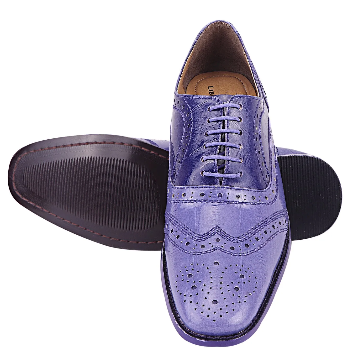 Tremont Genuine Leather Oxford Style Brogue Dress Shoes