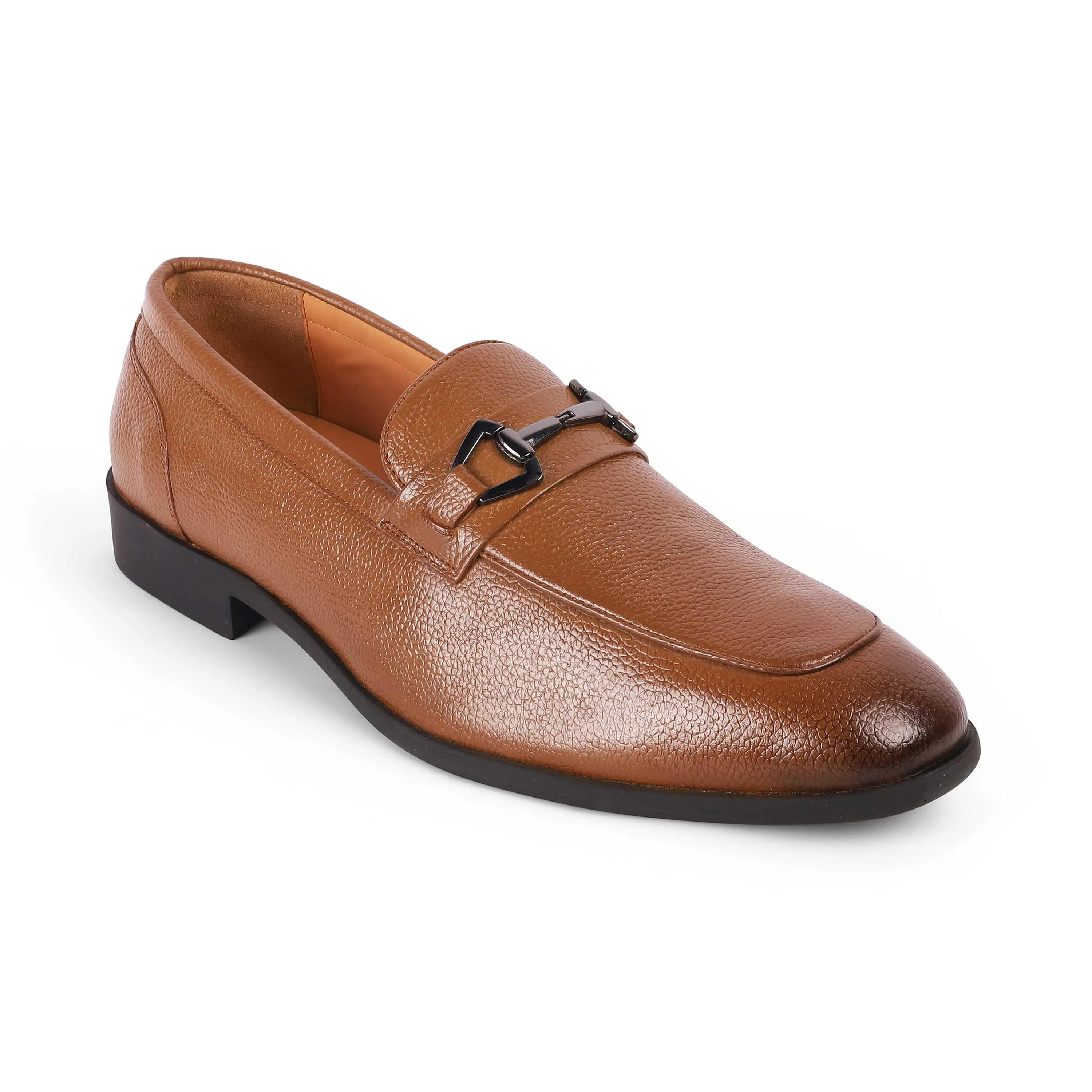 Tresmode Antli Tan Men's Leather Loafers