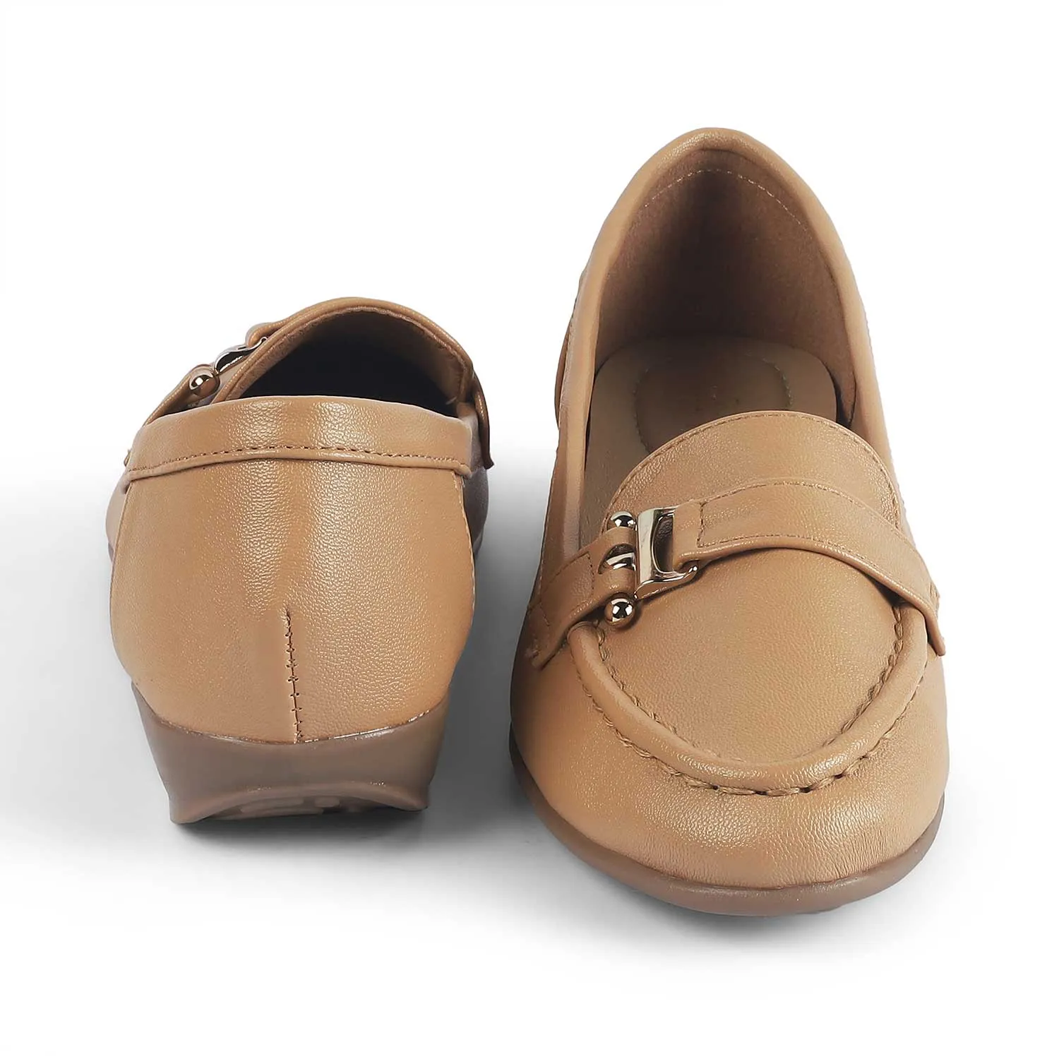 Tresmode Lasi Beige Women's Casual Loafers