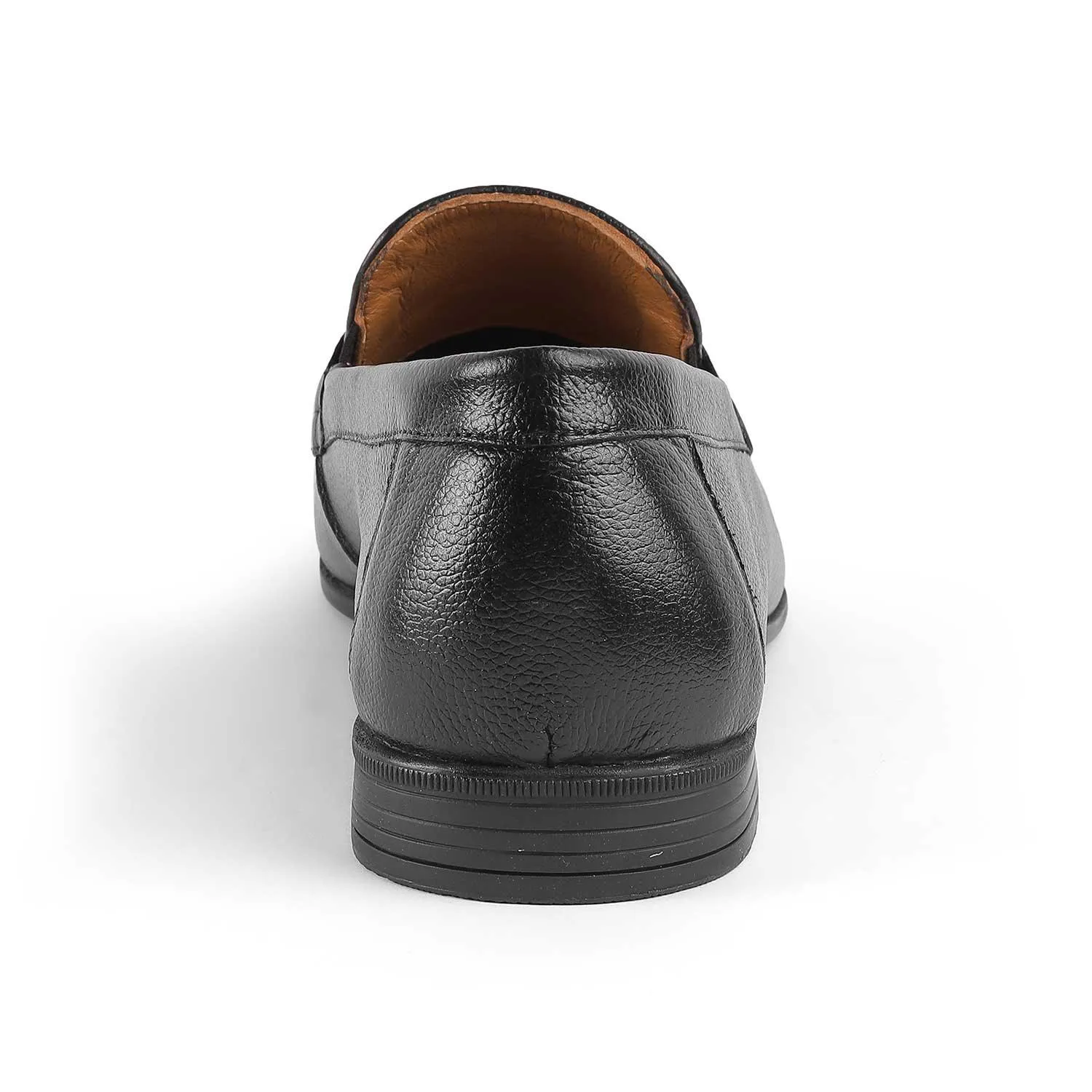 Tresmode Nelson Black Men's Leather Loafers