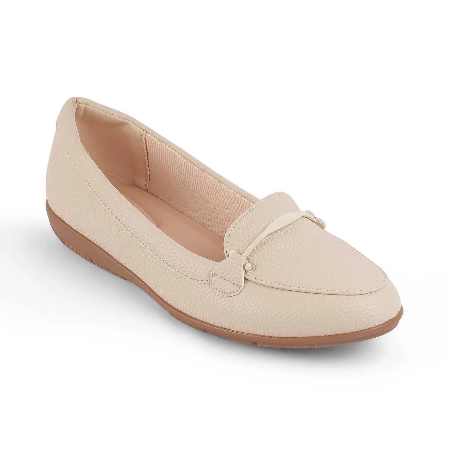 Tresmode Rujer Beige Women's Casual Loafers