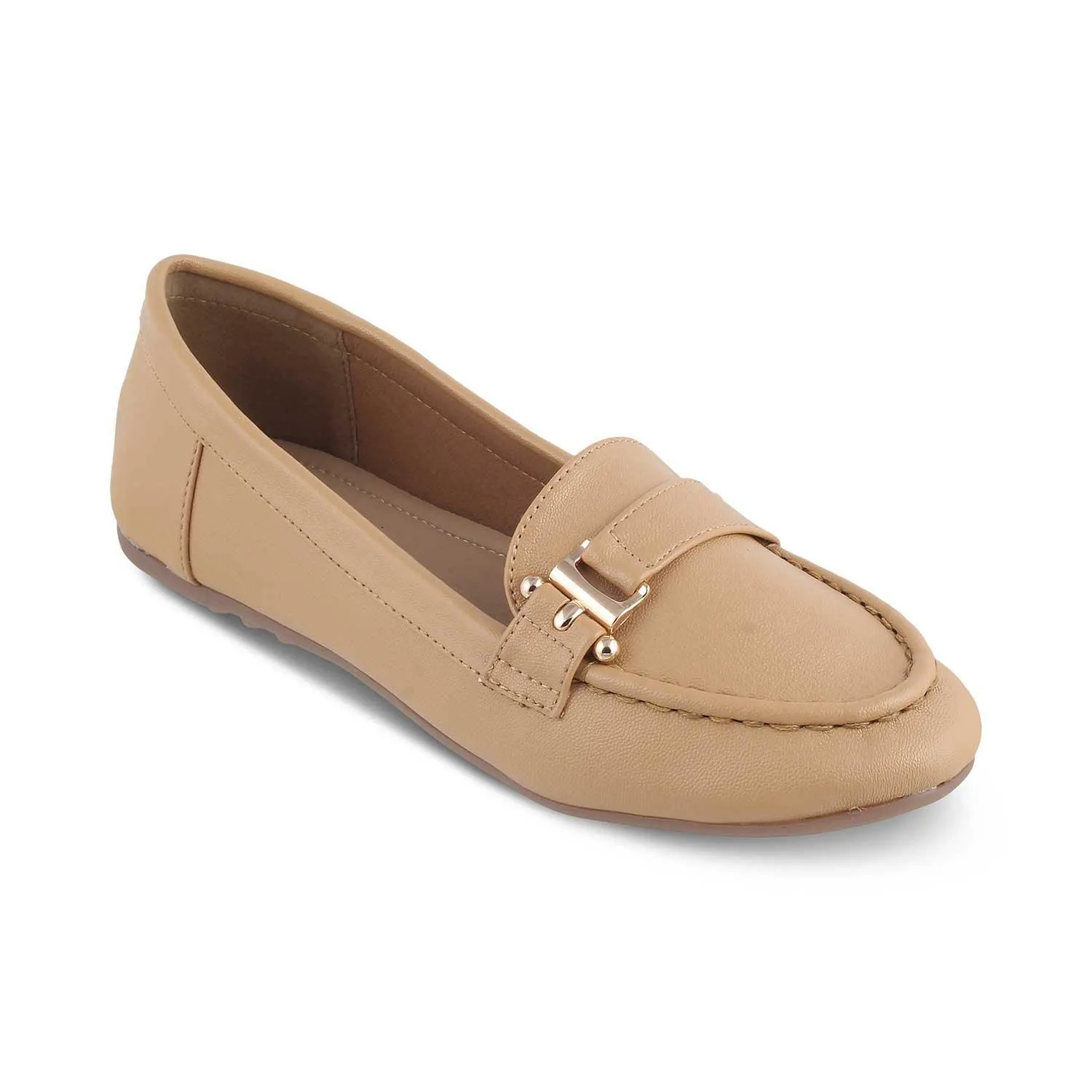 Tresmode Sativa Beige Women's Dress Loafers