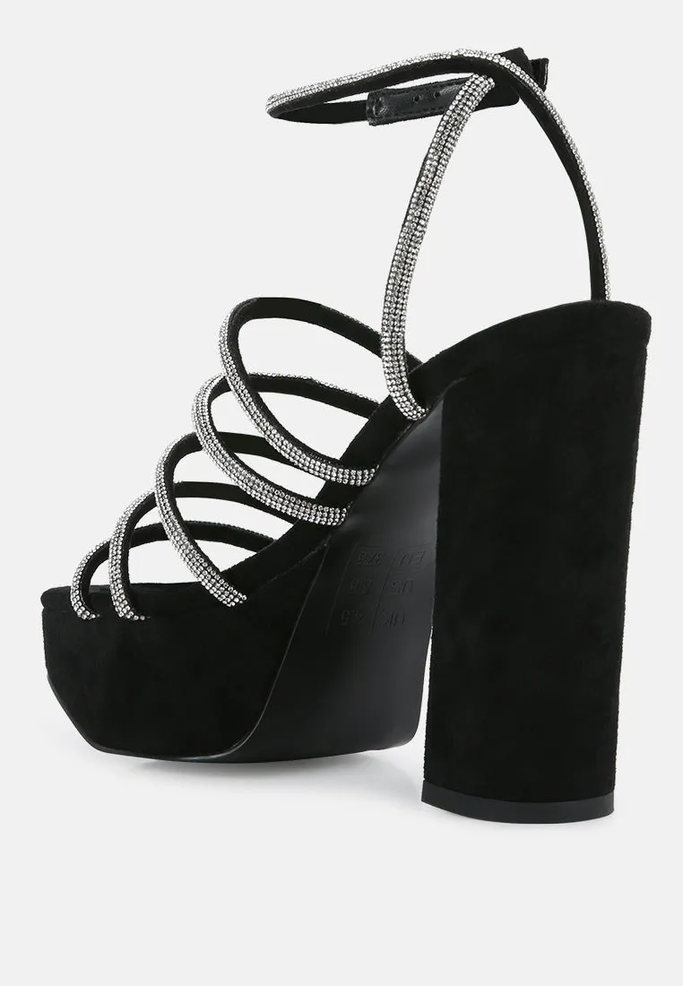 Tricks High Block Heel Sandals