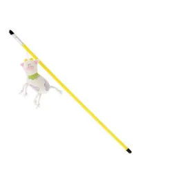 Trixie Playing Rod with Squeaky Magician Cow For Cats, 47 cm