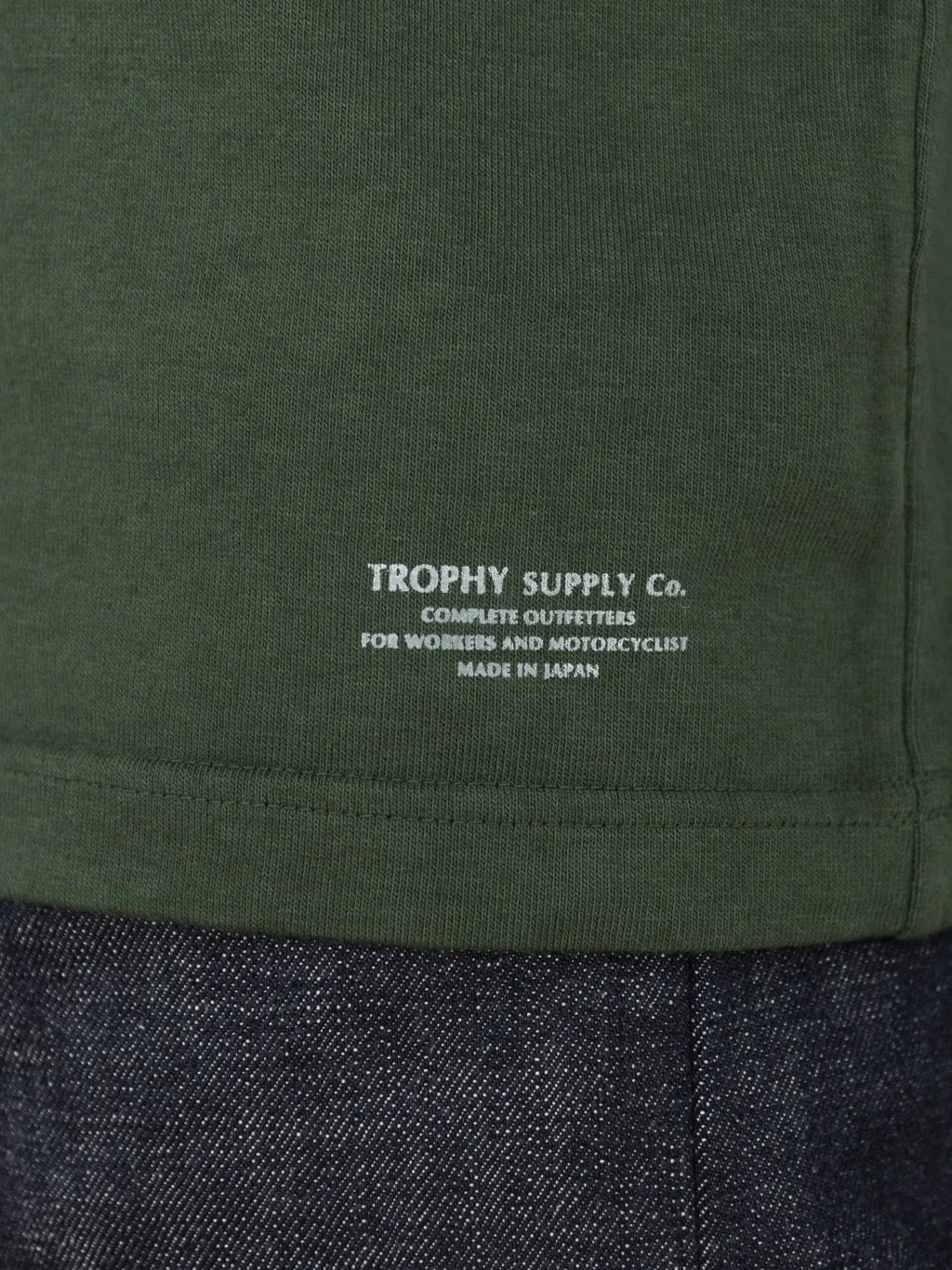 Trophy Clothing OD Henley Tee Olive