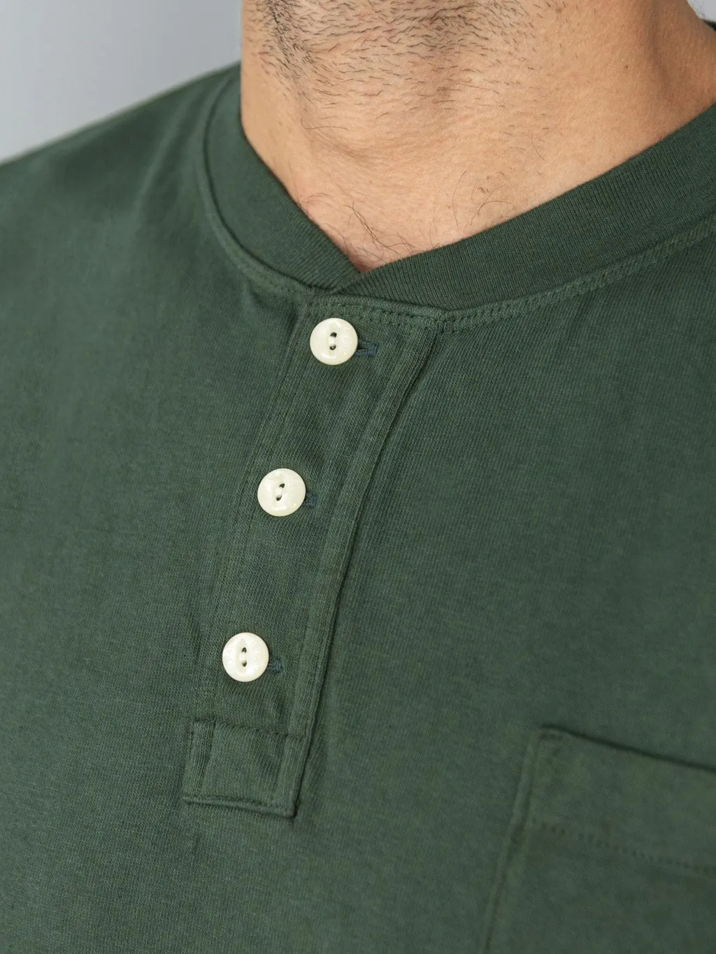 Trophy Clothing OD Henley Tee Olive