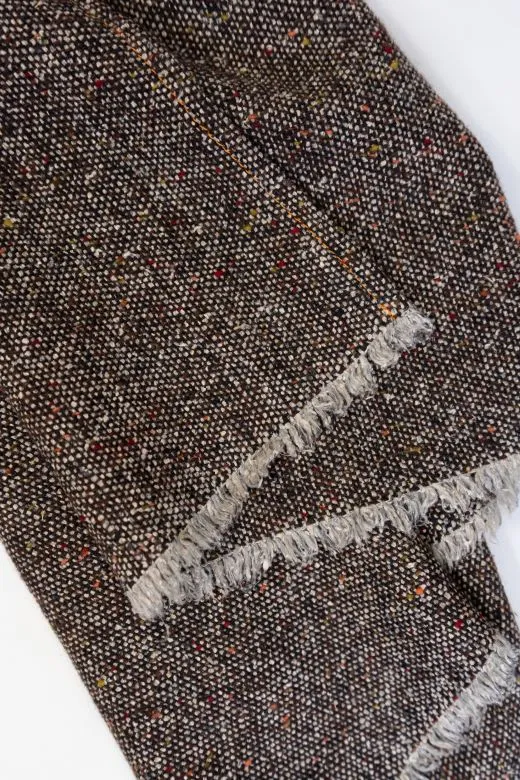 Turf Snowstorm Irish Tweed Scarf