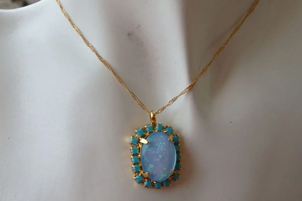 Turquoise Opal Necklace