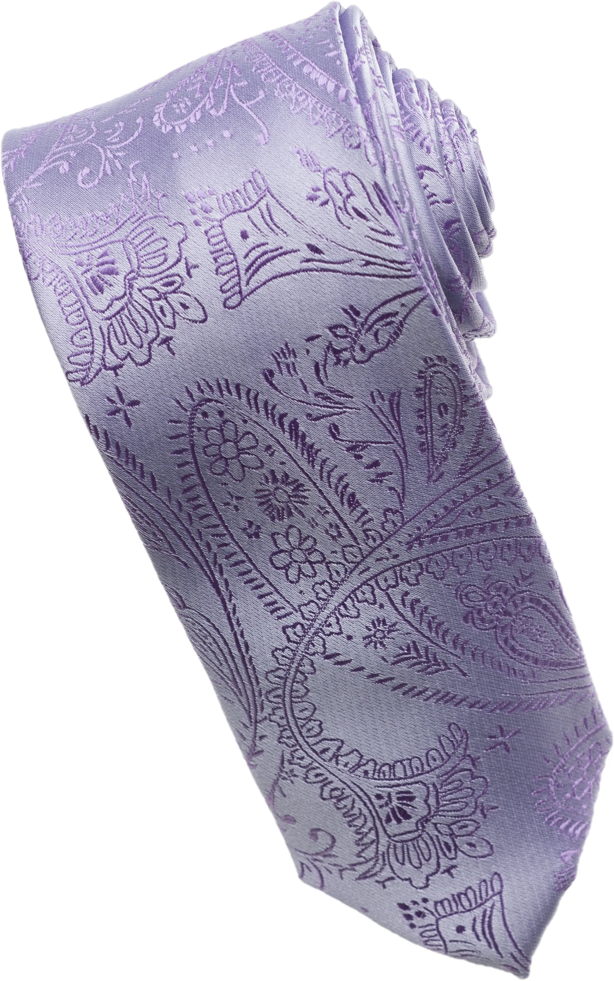 Turquoise Paisley Tone on Tone Necktie