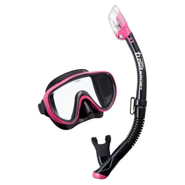 TUSA SPORT UC1625 Mask and Snorkel Set ADULT Black Series